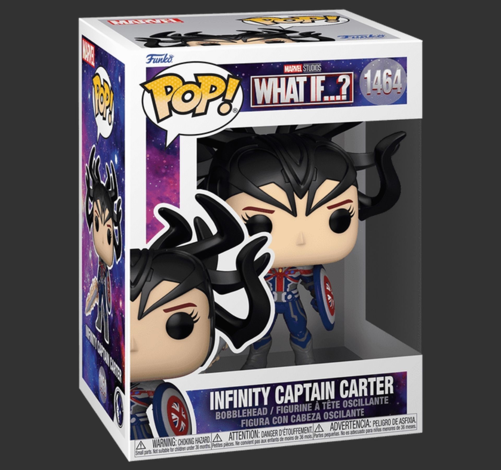 Funko Pop Marvel What If Infinity Captain Carter 1464