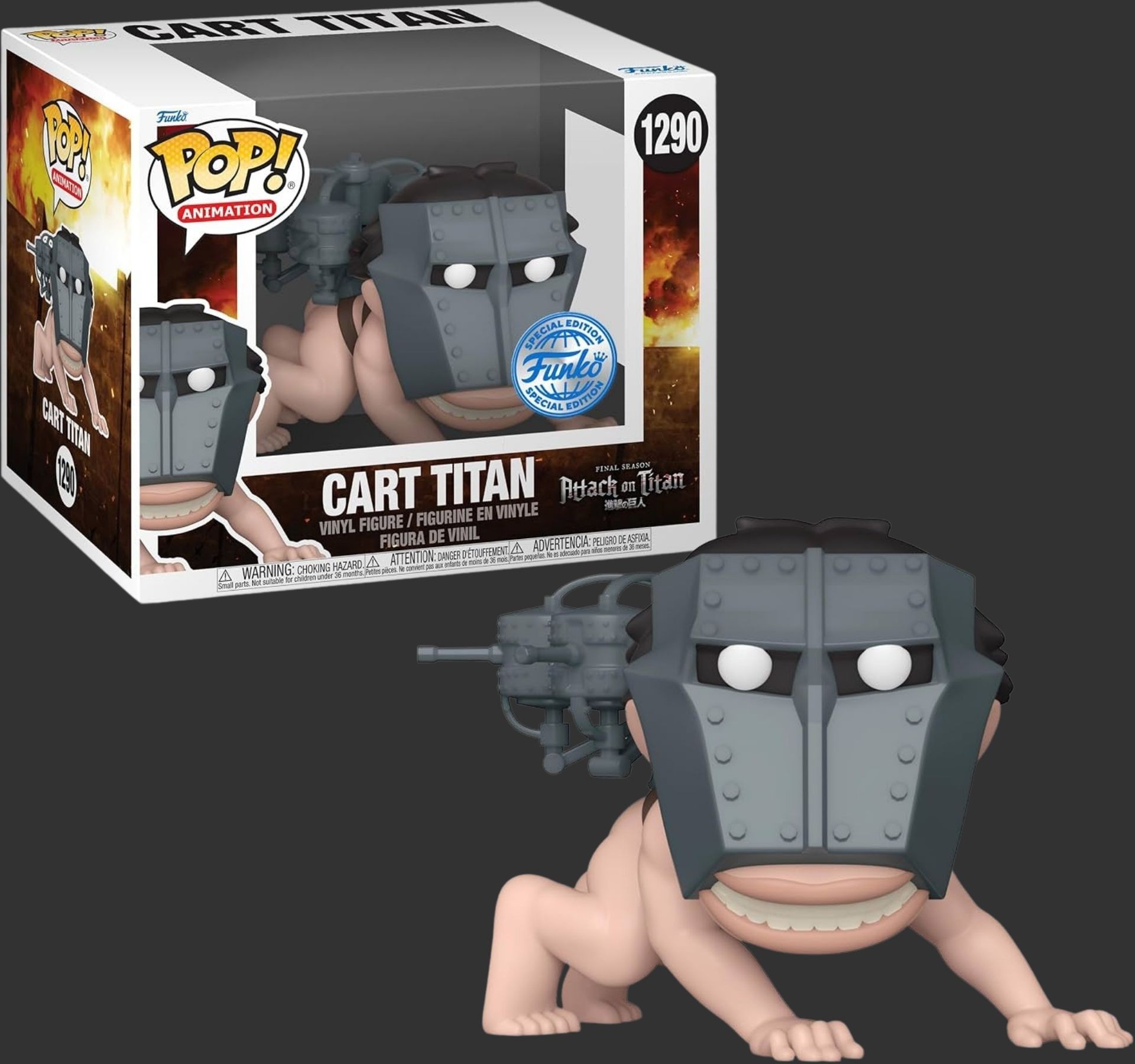 ���� ��� 6 ����� ���� ����� � Cart Titan #1290, Attack on Titan Specialty Series