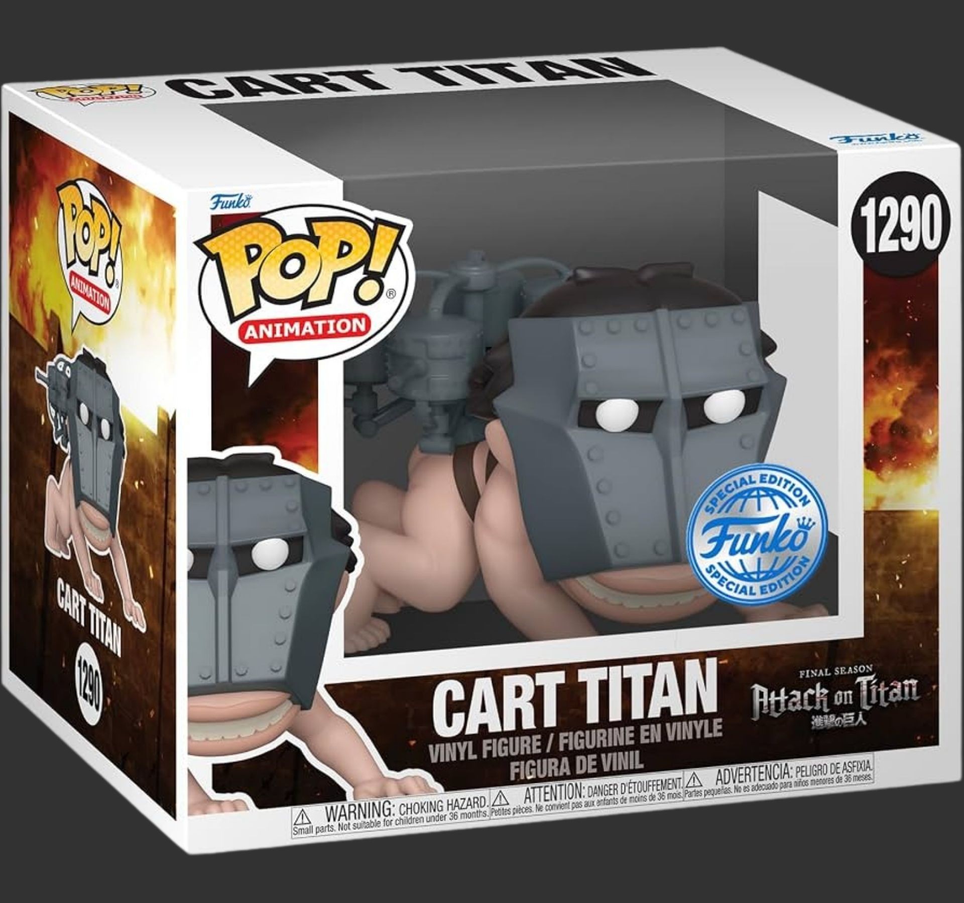 ���� ��� 6 ����� ���� ����� � Cart Titan #1290, Attack on Titan Specialty Series