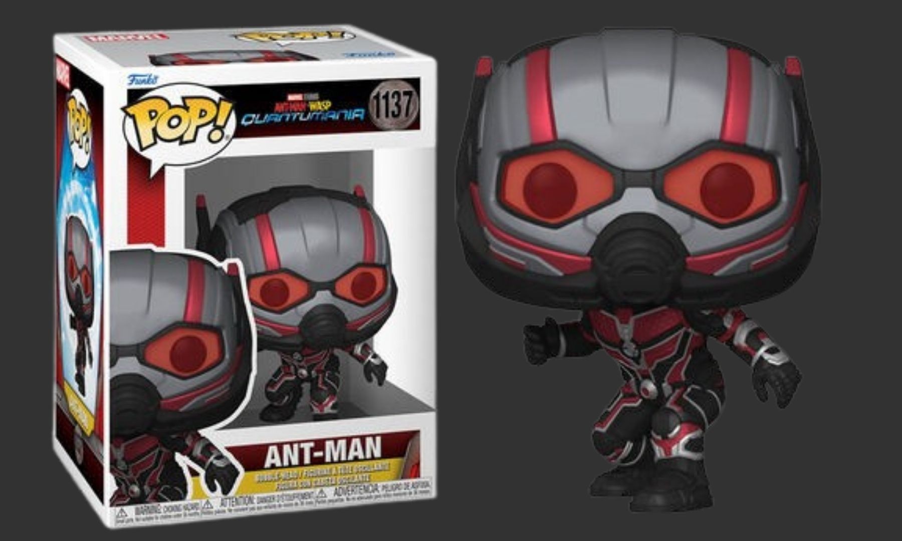 בובת פופ אנט מן Antman Wasp Quantumania Ant Man #1137 בובת פופ אנט מן Antman Wasp Quantumania Ant Man #1137