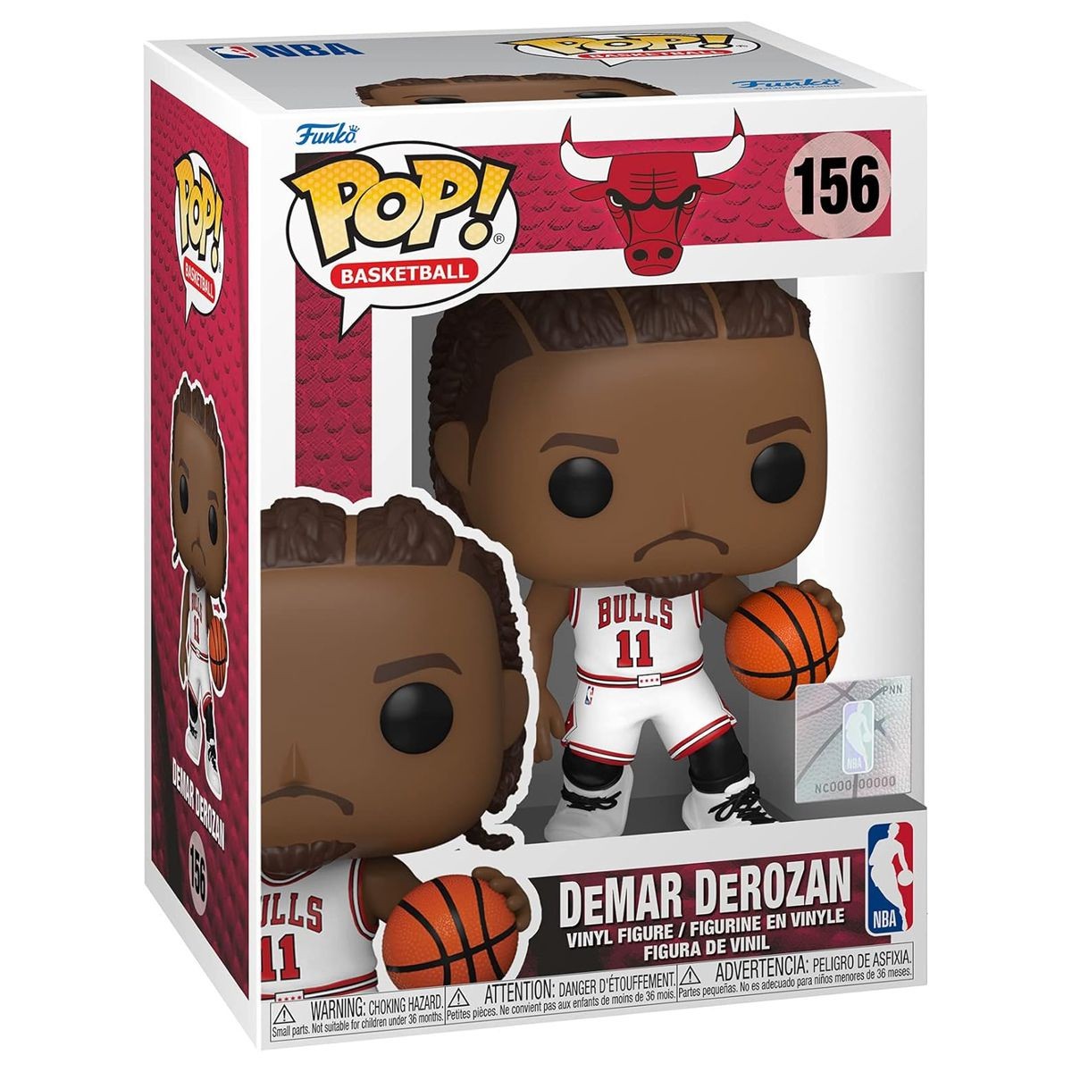 בובת פופ - Basketball Chicago Bulls - DeMar DeRozan #156 בובת פופ - Basketball Chicago Bulls - DeMar DeRozan #156