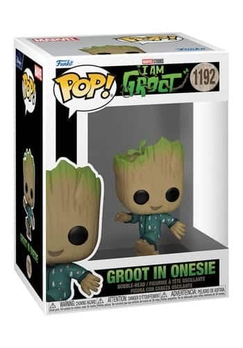 בובת פופ - Marvel I am Groot - Groot in Onesie #1192 בובת פופ - Marvel I am Groot - Groot in Onesie #1192