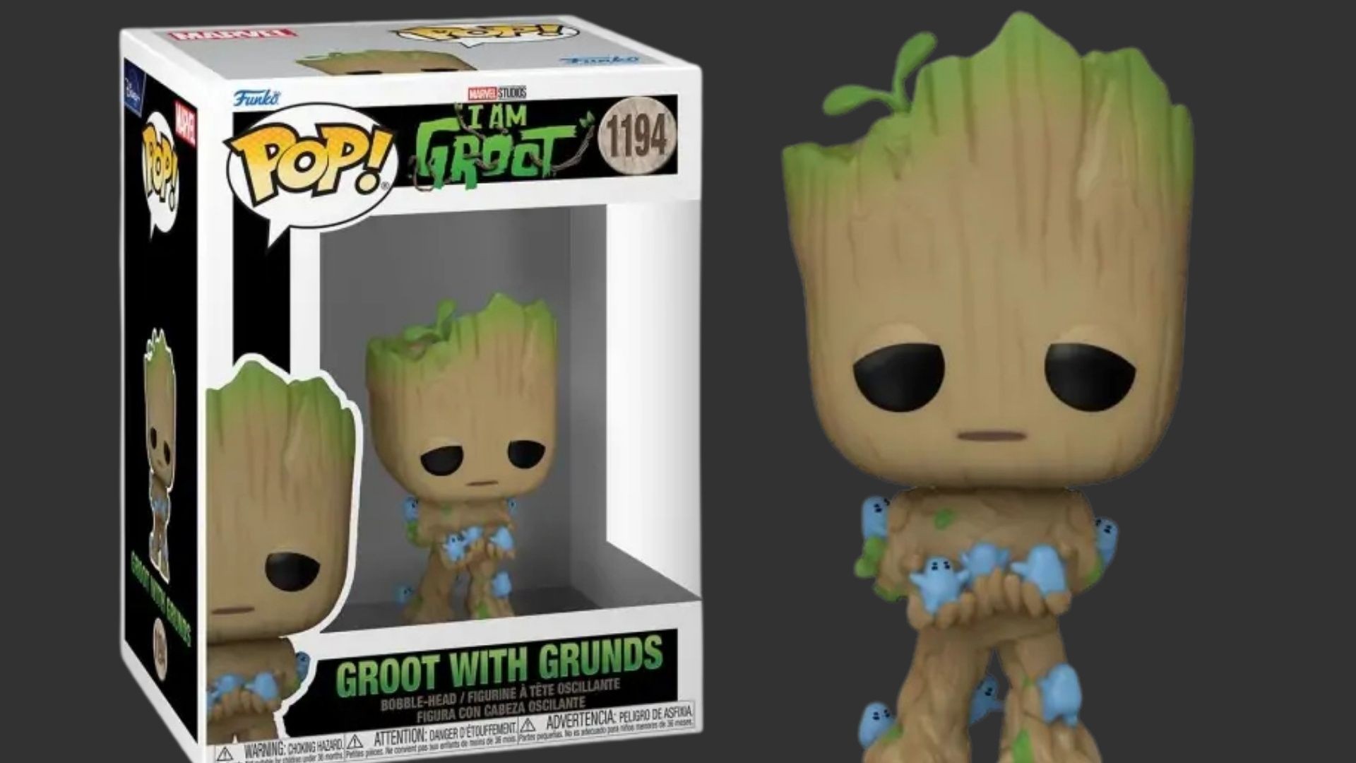 בובת פופ גרוט עם גרונדס – Groot with Grunds #1194, I Am Groot בובת פופ גרוט עם גרונדס – Groot with Grunds #1194, I Am Groot