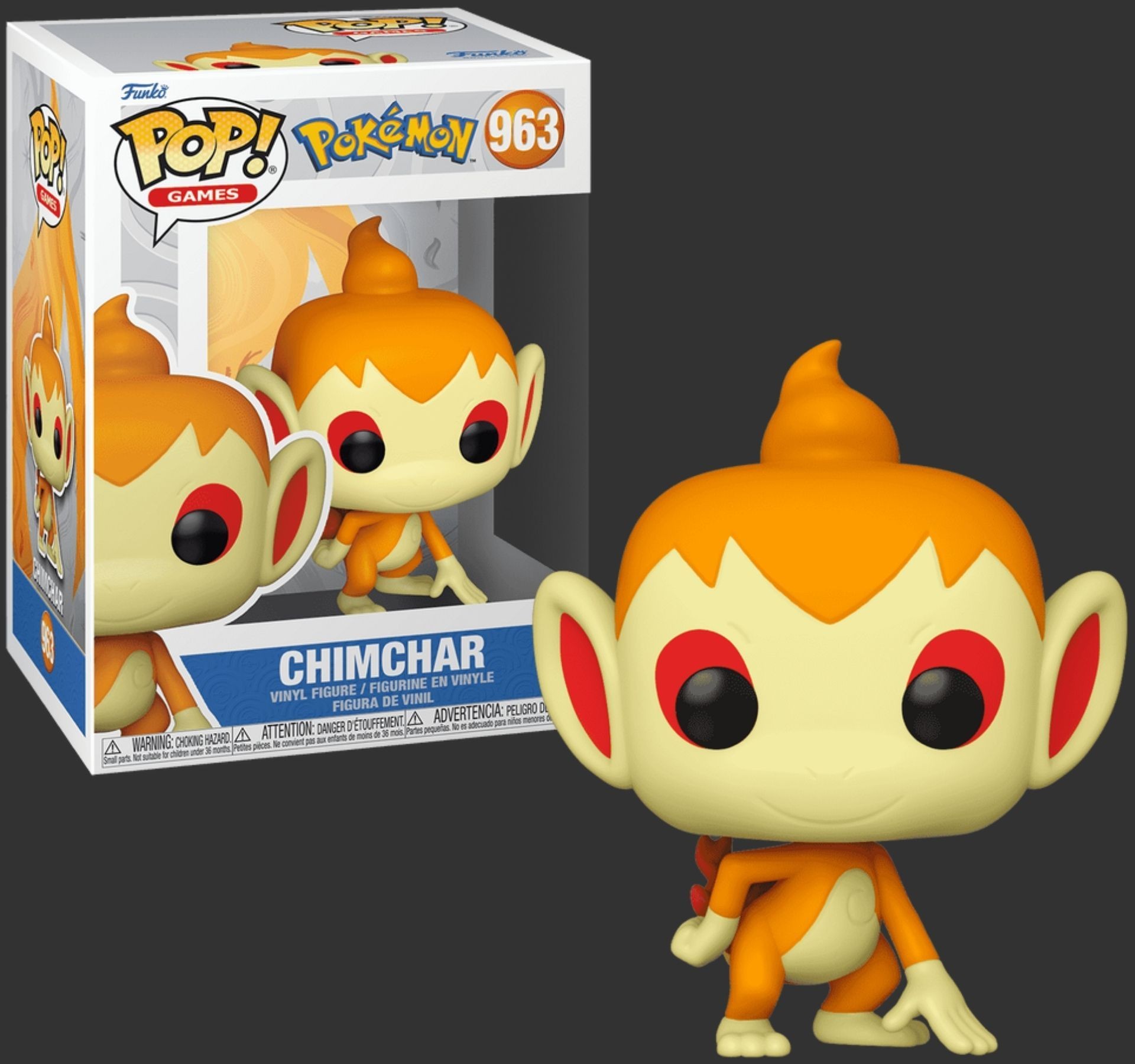 בובת פופ צ׳ימצ׳אר – Chimchar #963, Pokemon בובת פופ צ׳ימצ׳אר – Chimchar #963, Pokemon