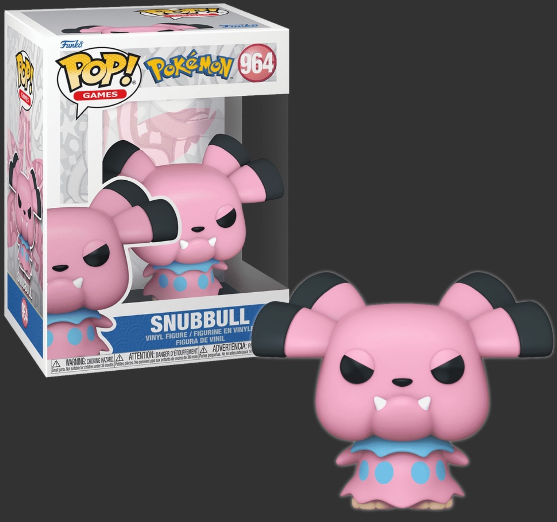 בובת פופ סנבול – Snubbull #964, Pokemon בובת פופ סנבול – Snubbull #964, Pokemon