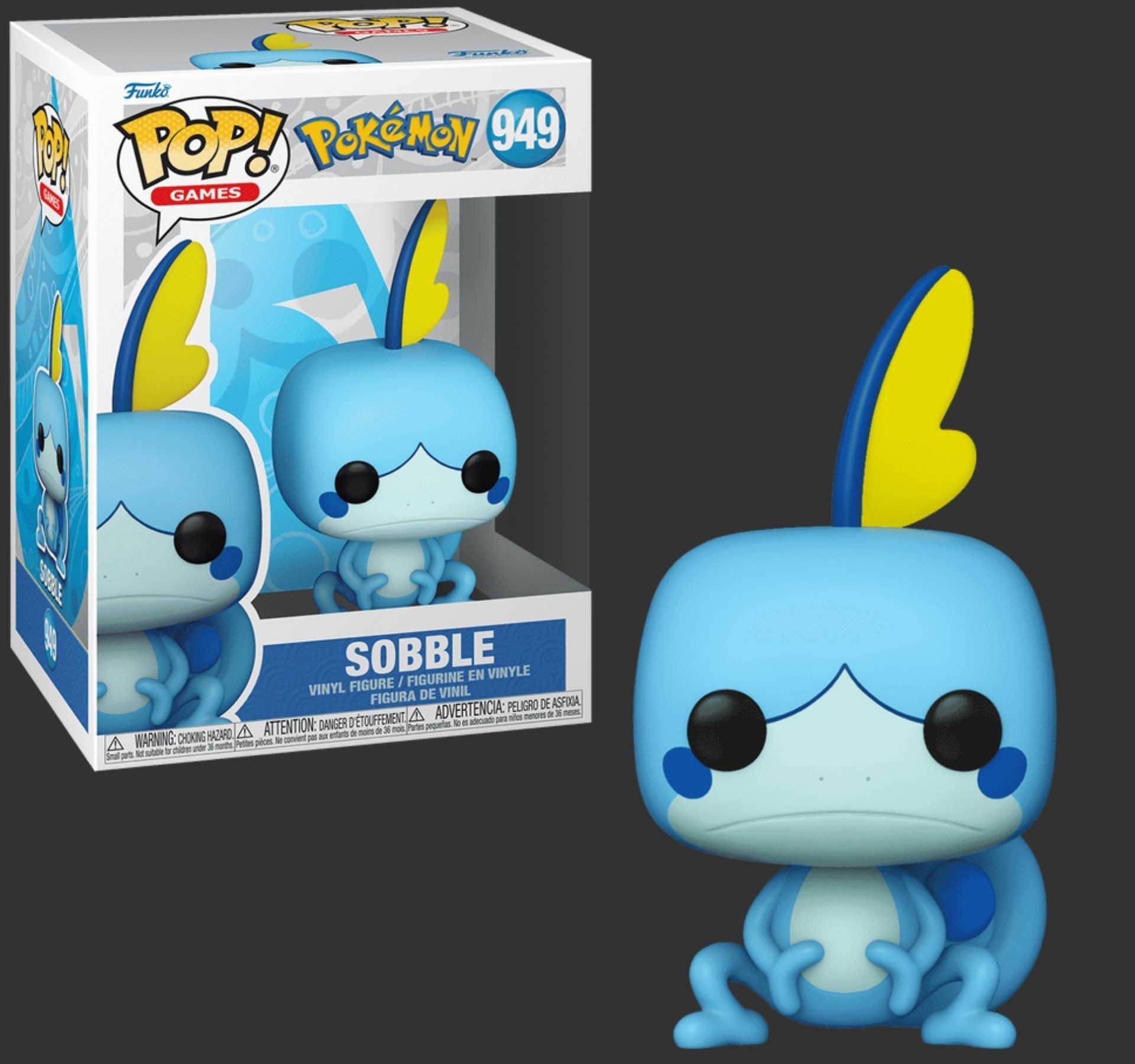 בובת פופ סובל – Sobble #949, Pokemon בובת פופ סובל – Sobble #949, Pokemon