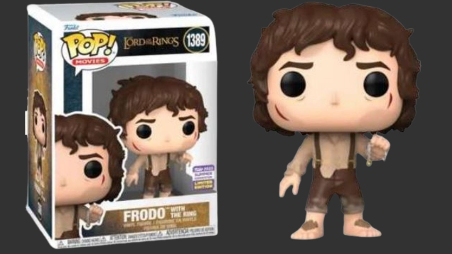 בובת פופ פרודו עם הטבעת – Frodo with The Ring #1389 Summer Con 2023, Lord of the Rings בובת פופ פרודו עם הטבעת – Frodo with The Ring #1389 Summer Con 2023, Lord of the Rings