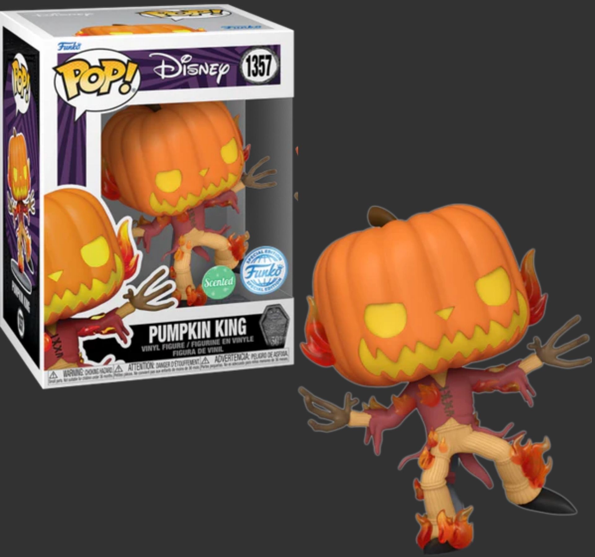 Funko Pop Disney Pumpkin King 1357 SE Scntd