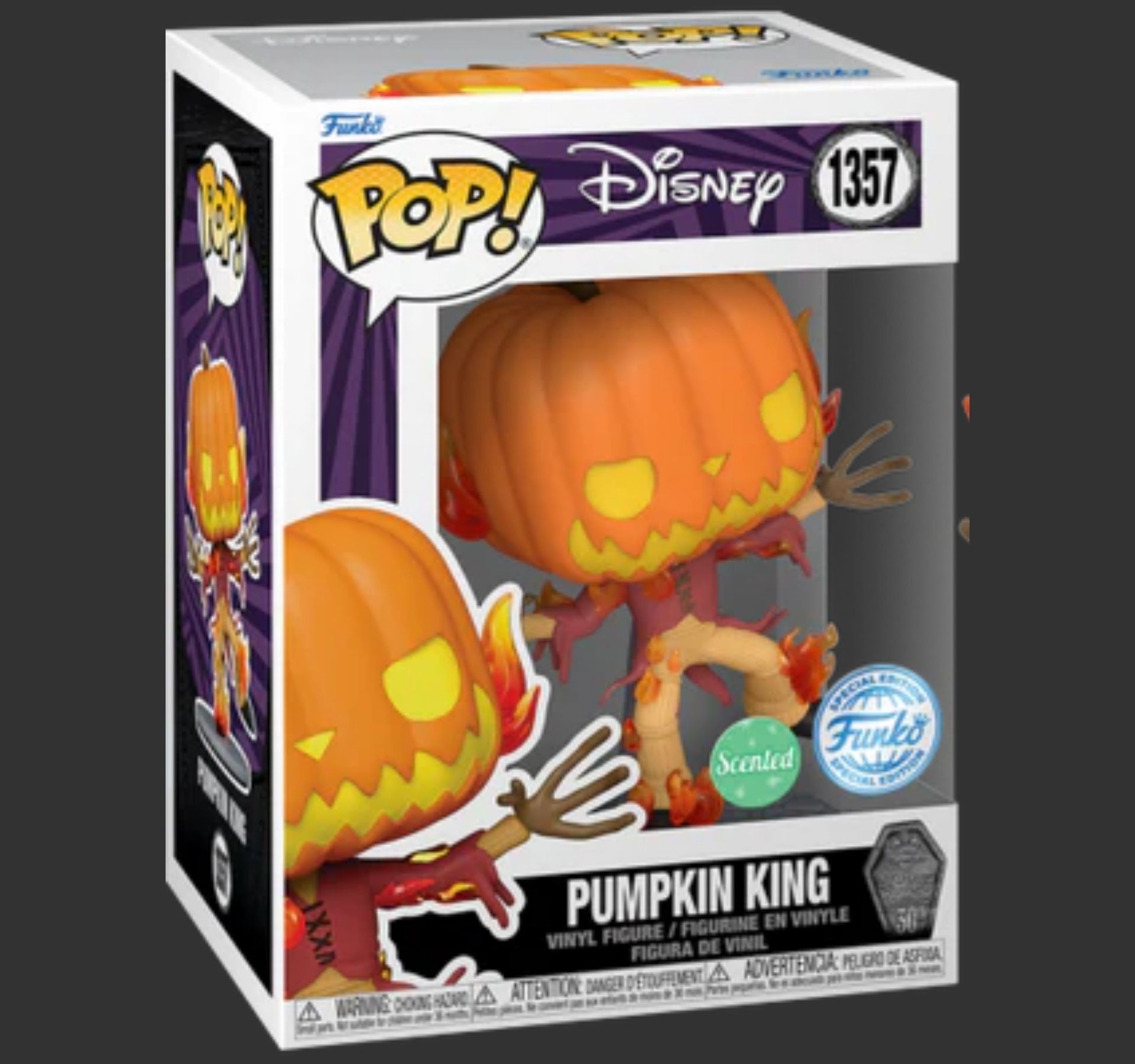 Funko Pop Disney Pumpkin King 1357 SE Scntd