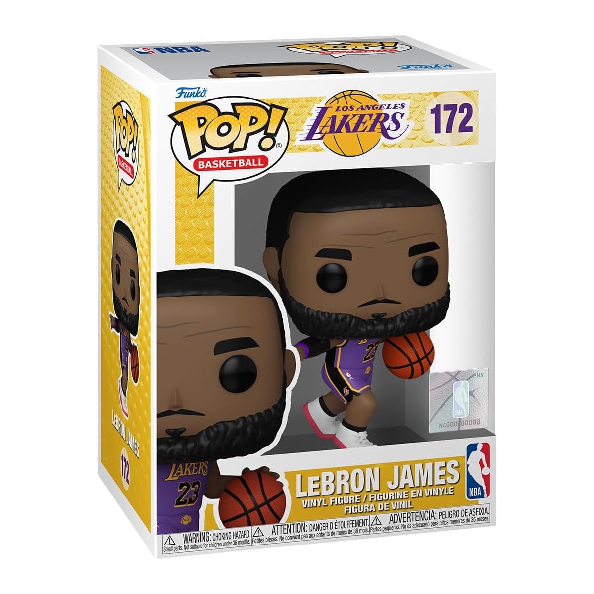 בובת פופ - NBA Lakers - LeBron James #172 בובת פופ - NBA Lakers - LeBron James #172