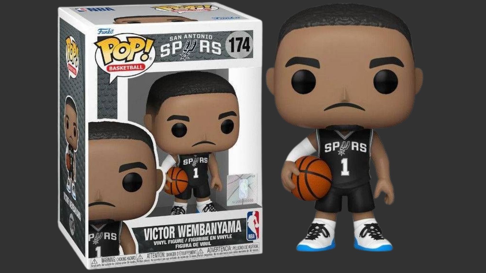 ���� ��� ������ ��������� � Victor Wembanyama #174, NBA San Antonio Spurs