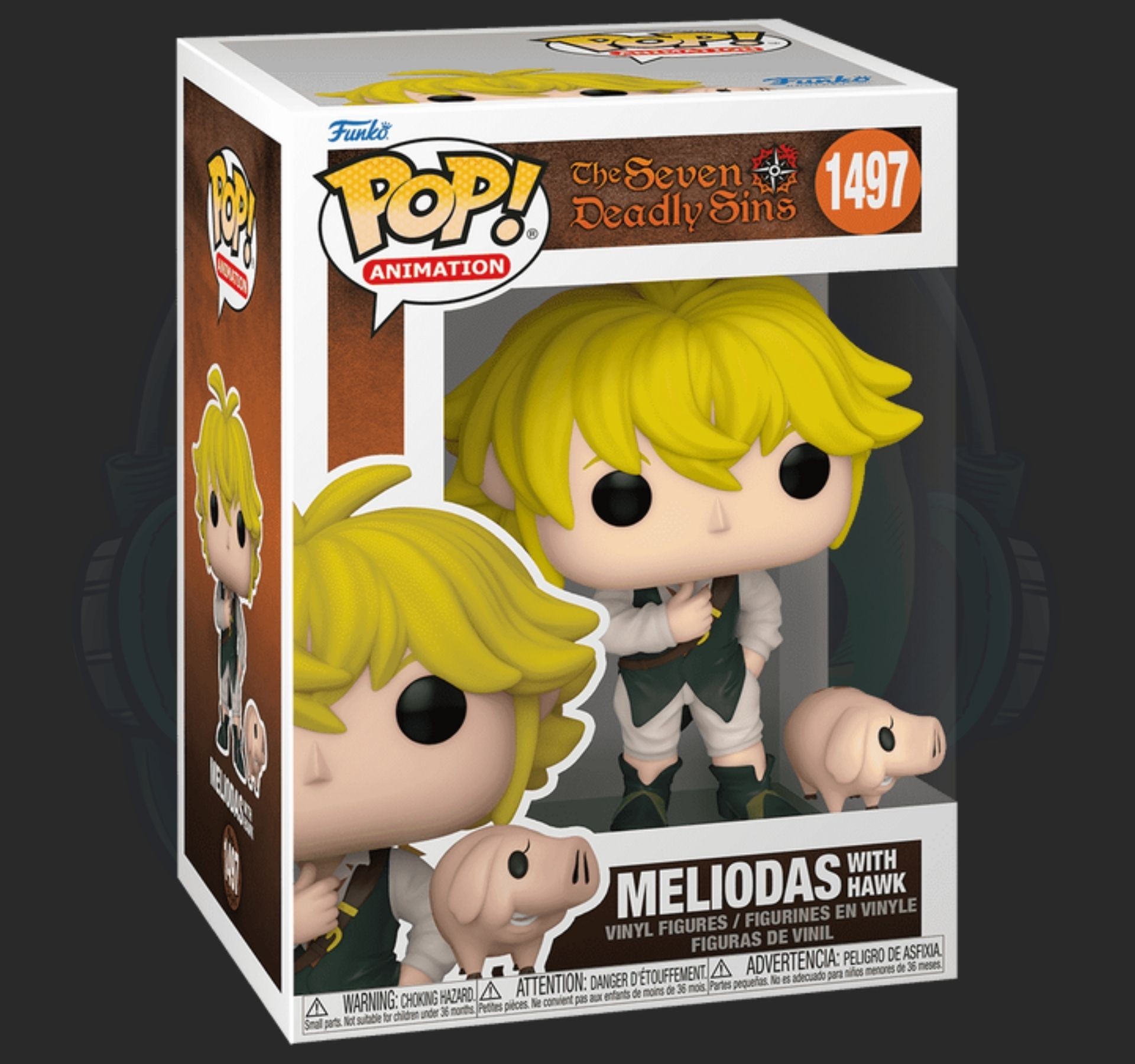Funko Pop The Seven Deadly Sins Meliodas with Hawk 1497