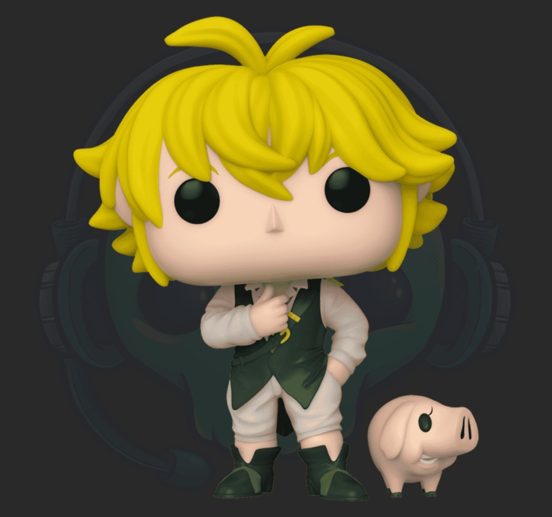Funko Pop The Seven Deadly Sins Meliodas with Hawk 1497