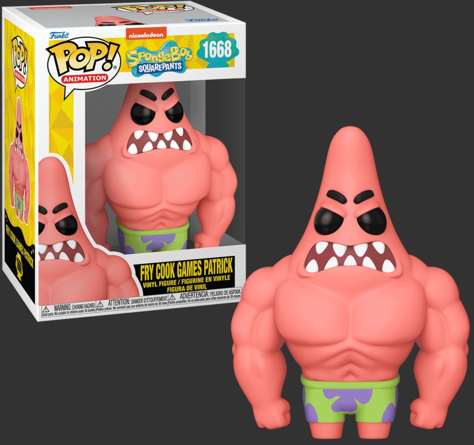 Funko Pop Spongebob Squarepants Patrick with Muscles 1668