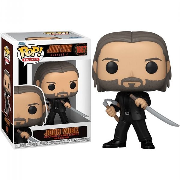 בובת פופ - John Wick Chapter 4 John Wick #1687 בובת פופ - John Wick Chapter 4 John Wick #1687