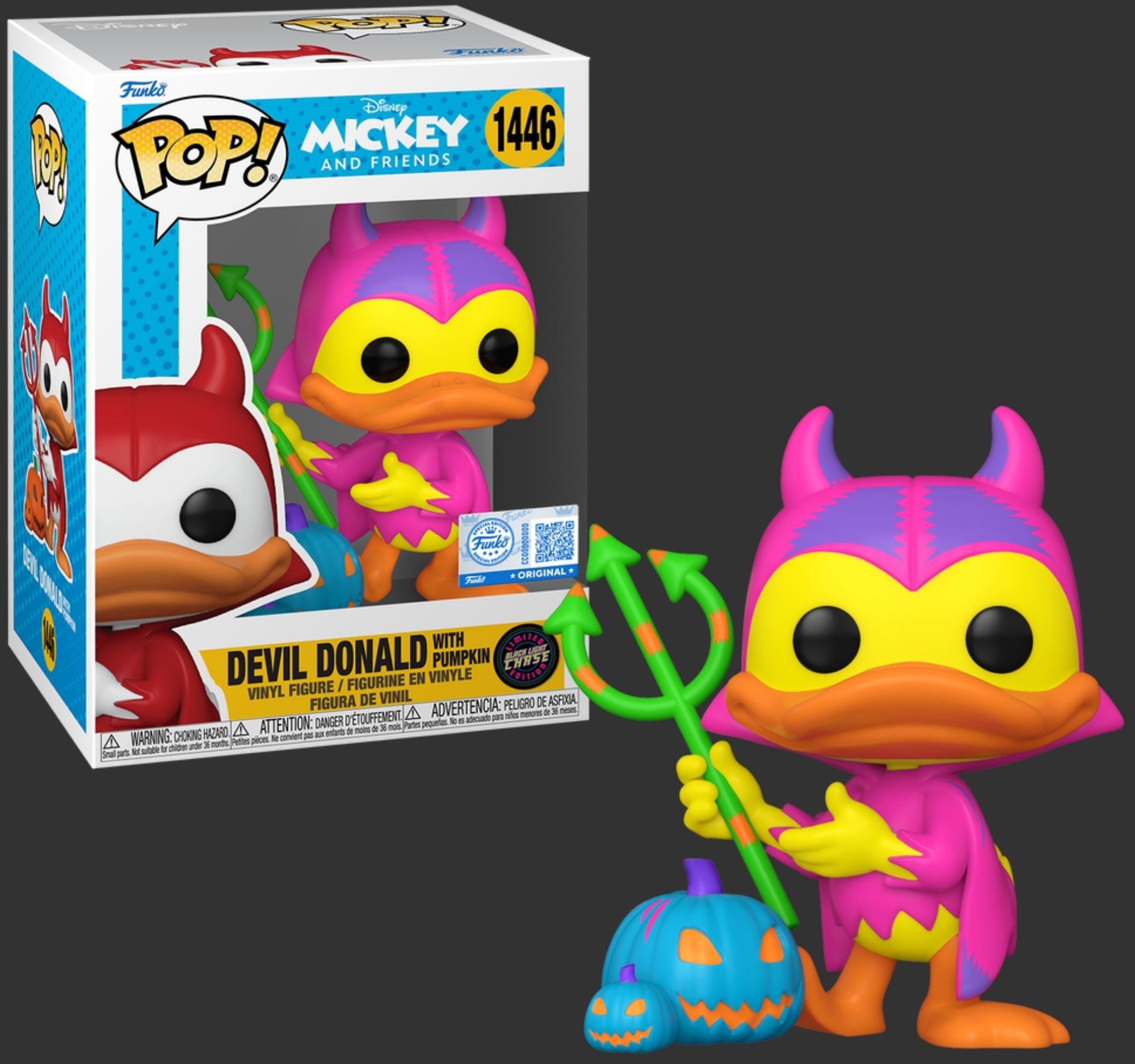 Funko Pop Disney Mickey and Friends Devil Donald with Pumpkin 1446