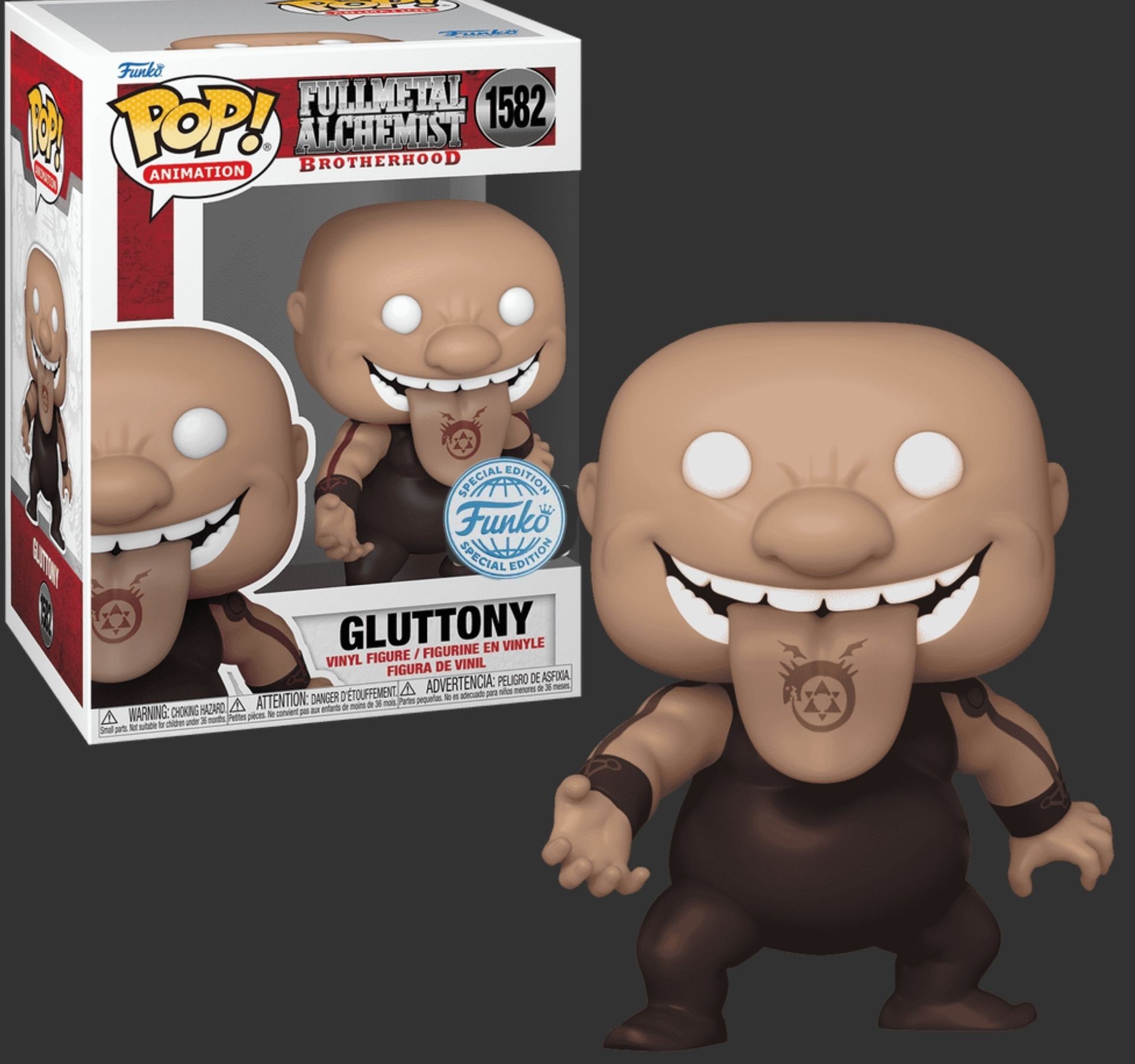 Funko Pop Full Metal Alchemist Brotherhood Gluttony 1582 SE