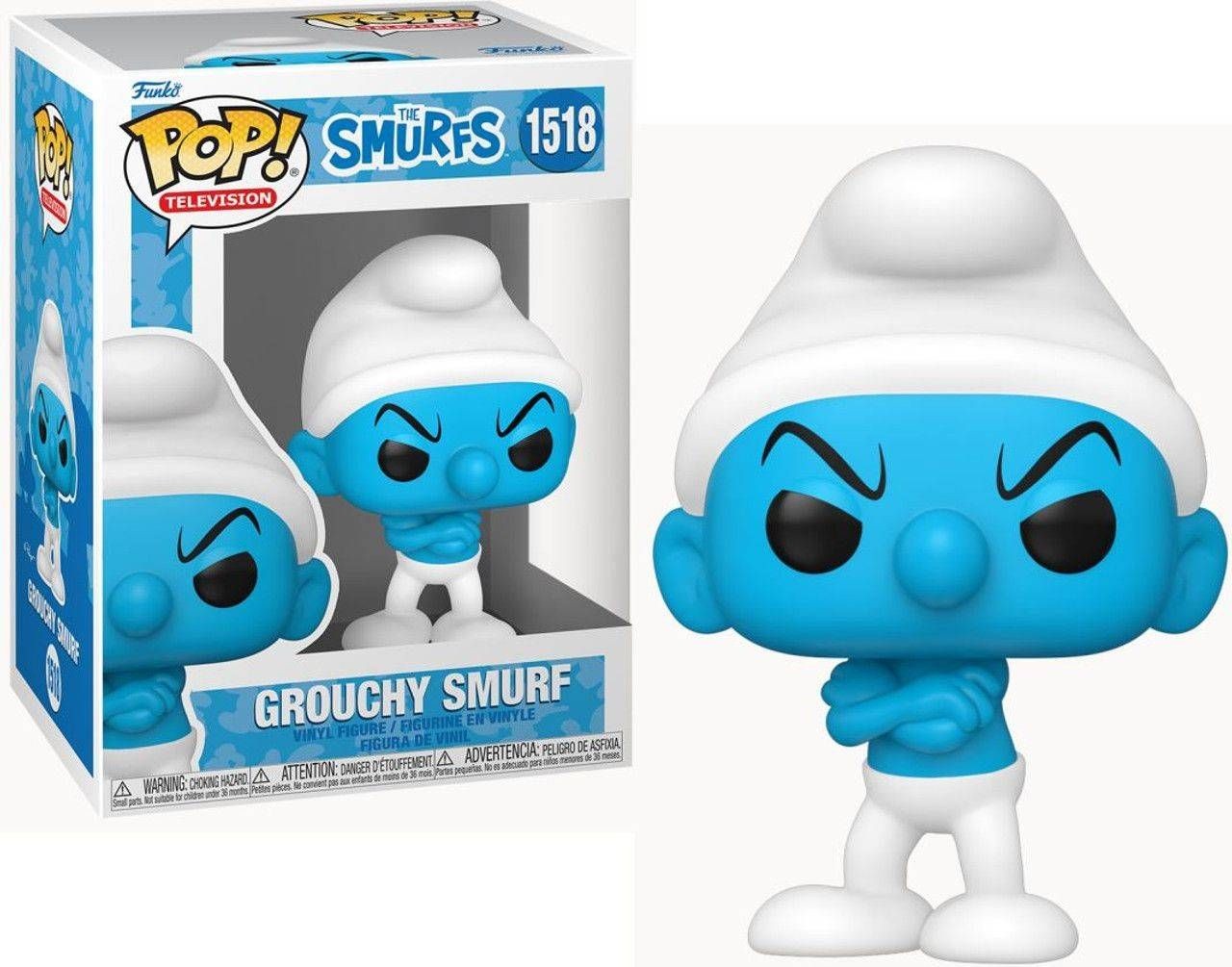 בובת פופ - Smurfs Grouchy Smurf #1518 בובת פופ - Smurfs Grouchy Smurf #1518
