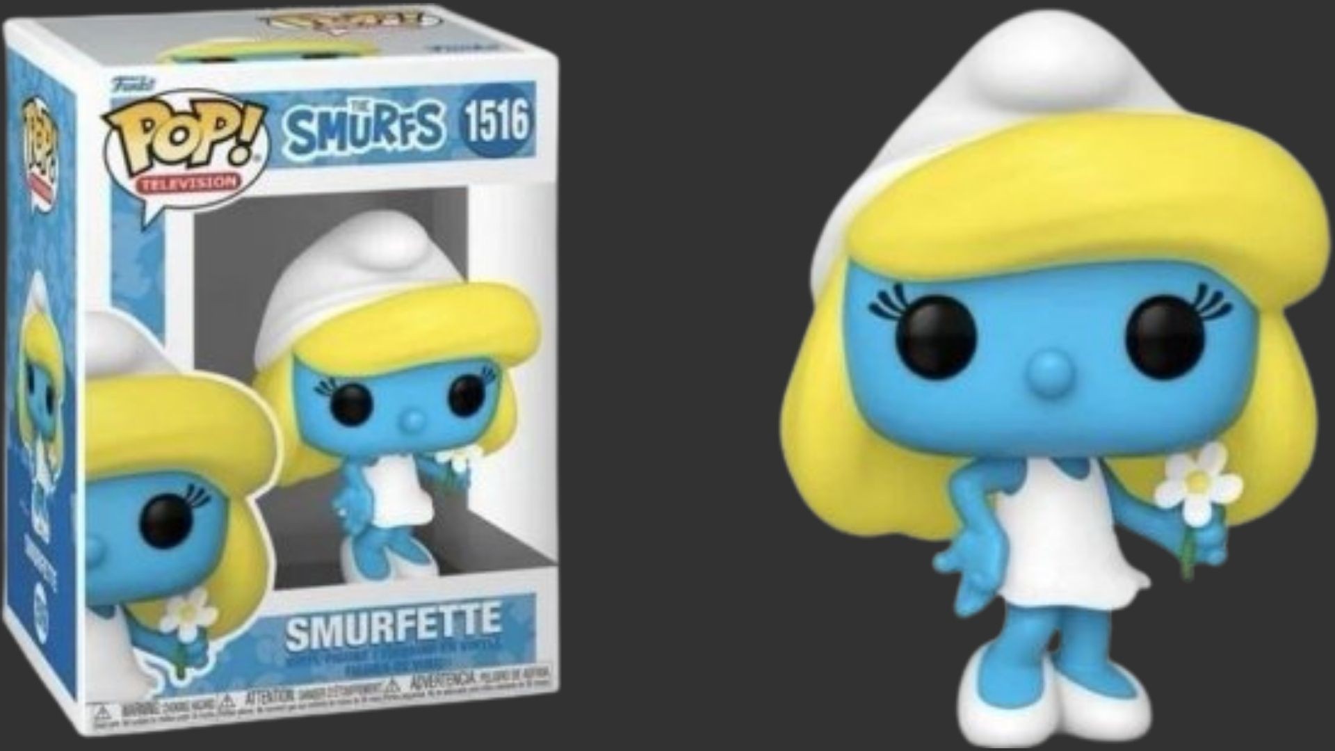 בובת פופ - the Smurfs - Smurfette #1516 בובת פופ - the Smurfs - Smurfette #1516