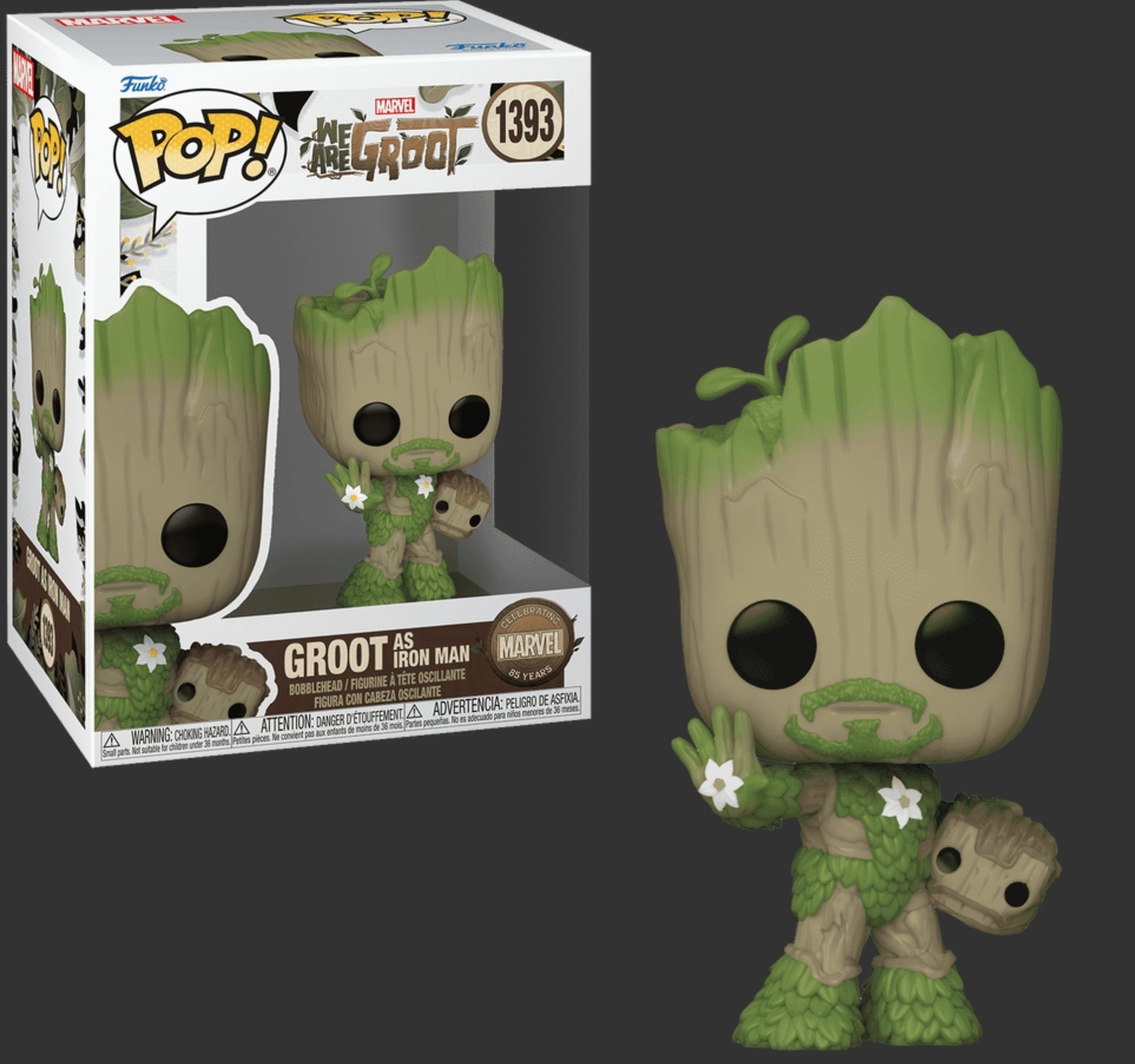 Funko Pop Marvel We Are Groot Groot as Iron Man 1393