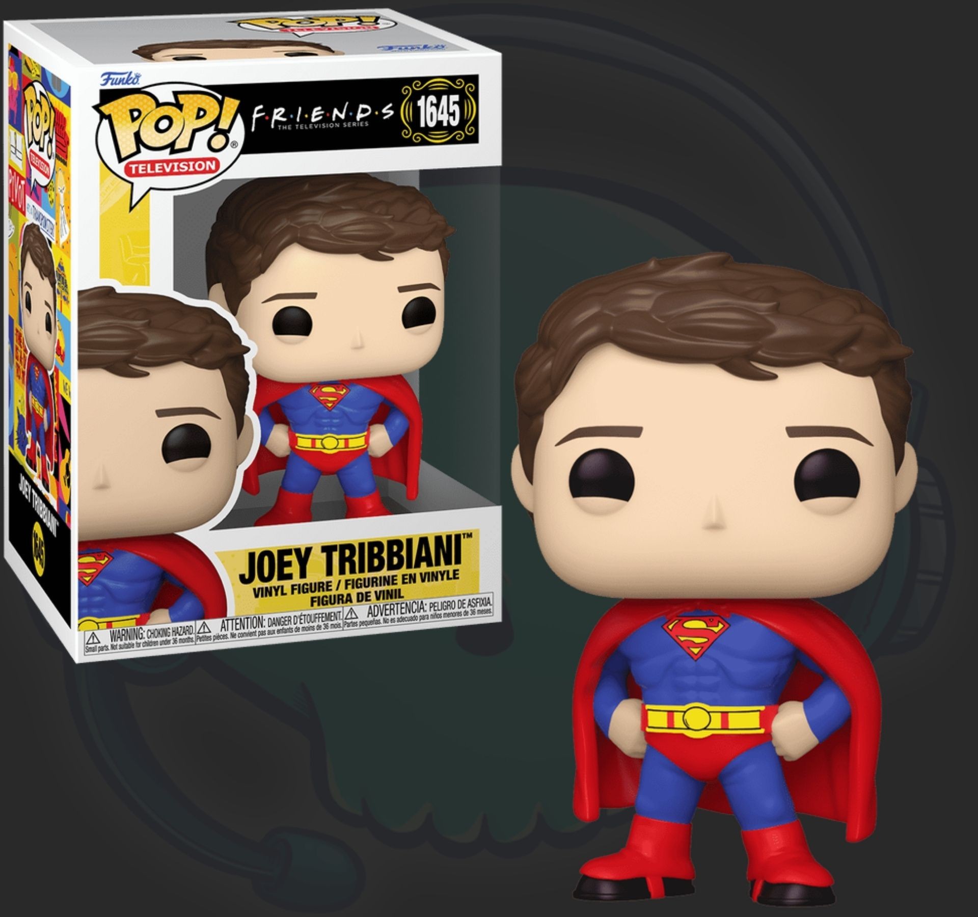 בובת פופ ג’ואי טריביאני כסופרמן – Joey Tribbiani (Superman) #1645, Friends בובת פופ ג’ואי טריביאני כסופרמן – Joey Tribbiani (Superman) #1645, Friends