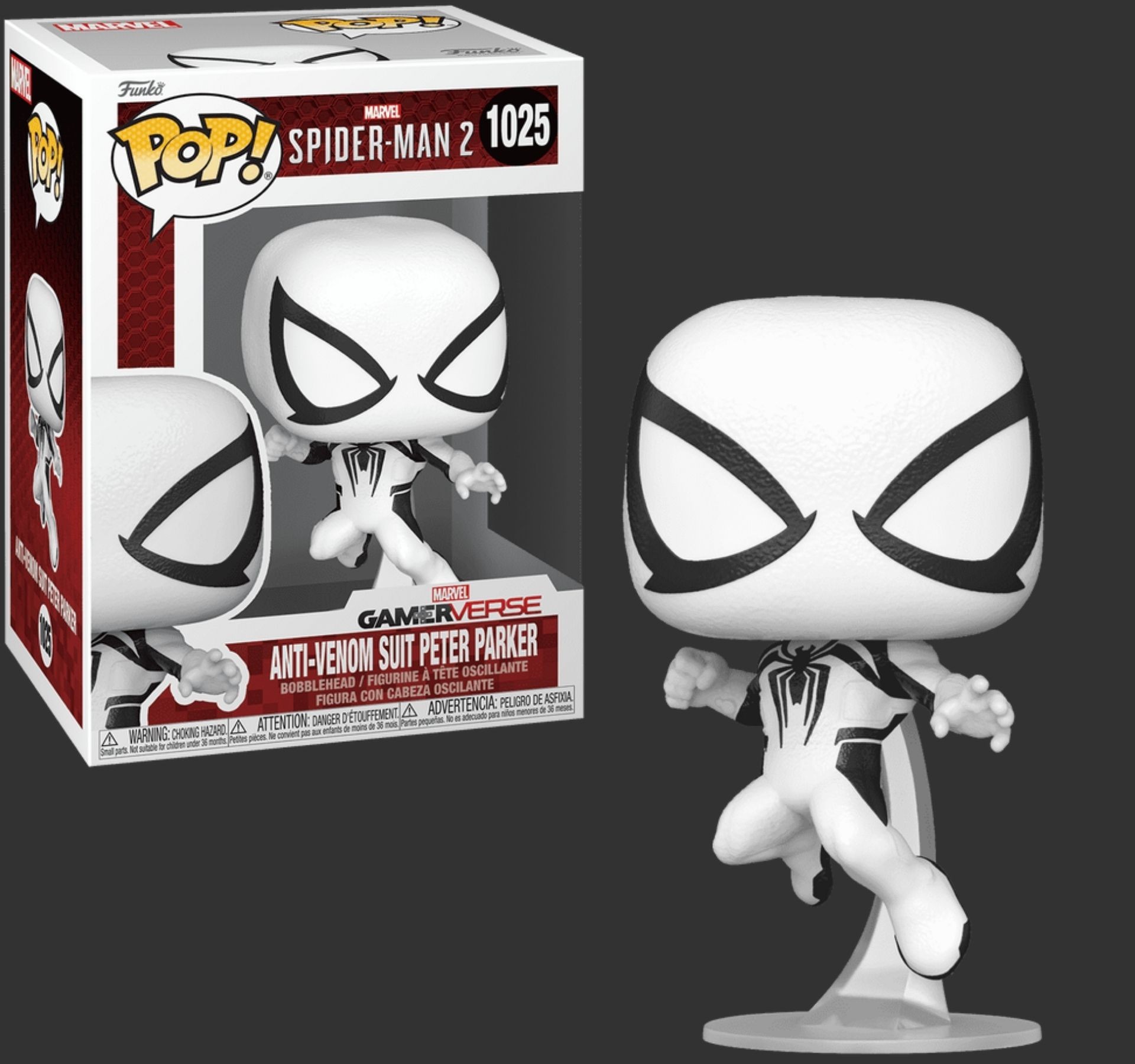 Funko Pop Spider Man 2 Anti Venom Suit Peter Parker 1025