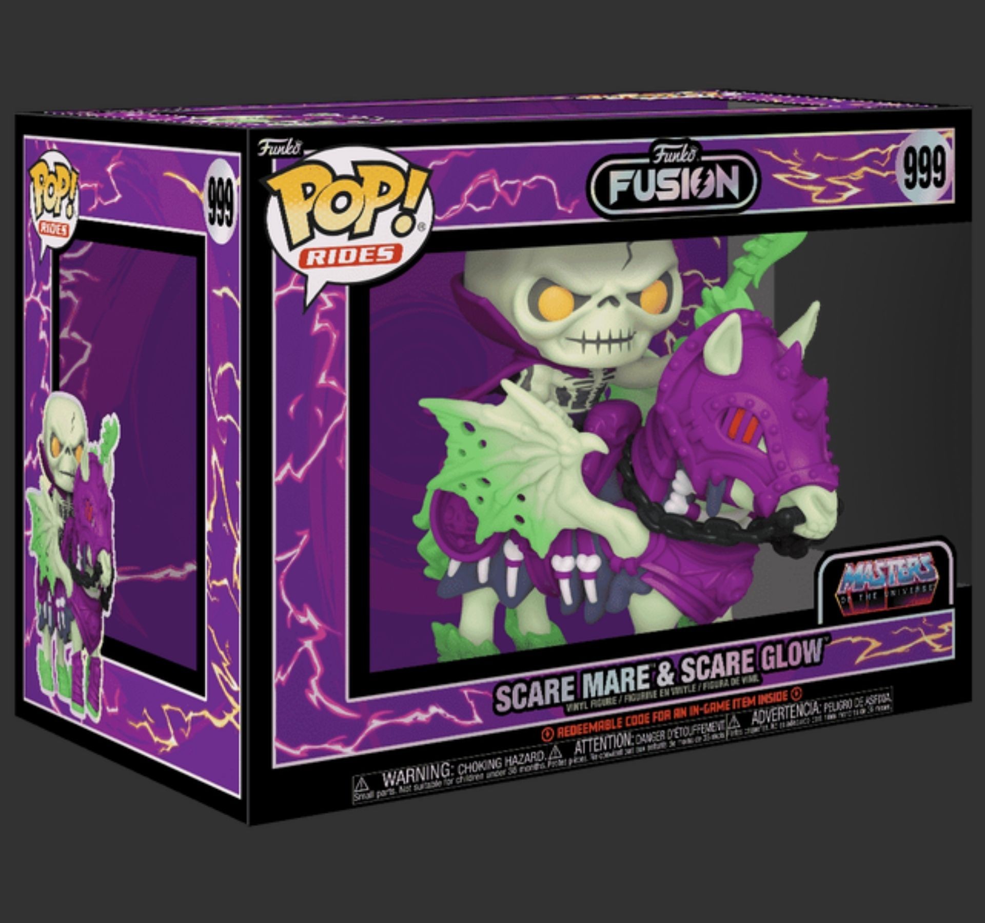 Funko Pop Funko Fusion Master of the Universe Scare Mare And Scare Glow 999 Rides