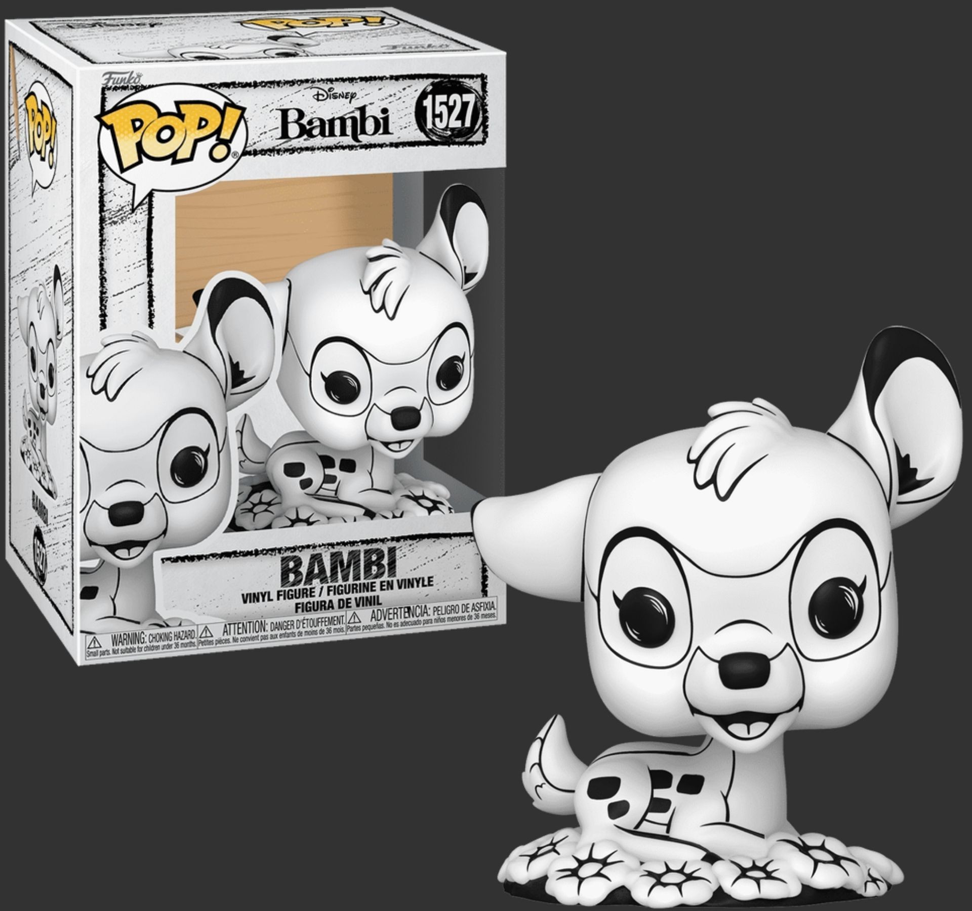 בובת פופ במבי – Bambi #1527, Disney Sketch בובת פופ במבי – Bambi #1527, Disney Sketch
