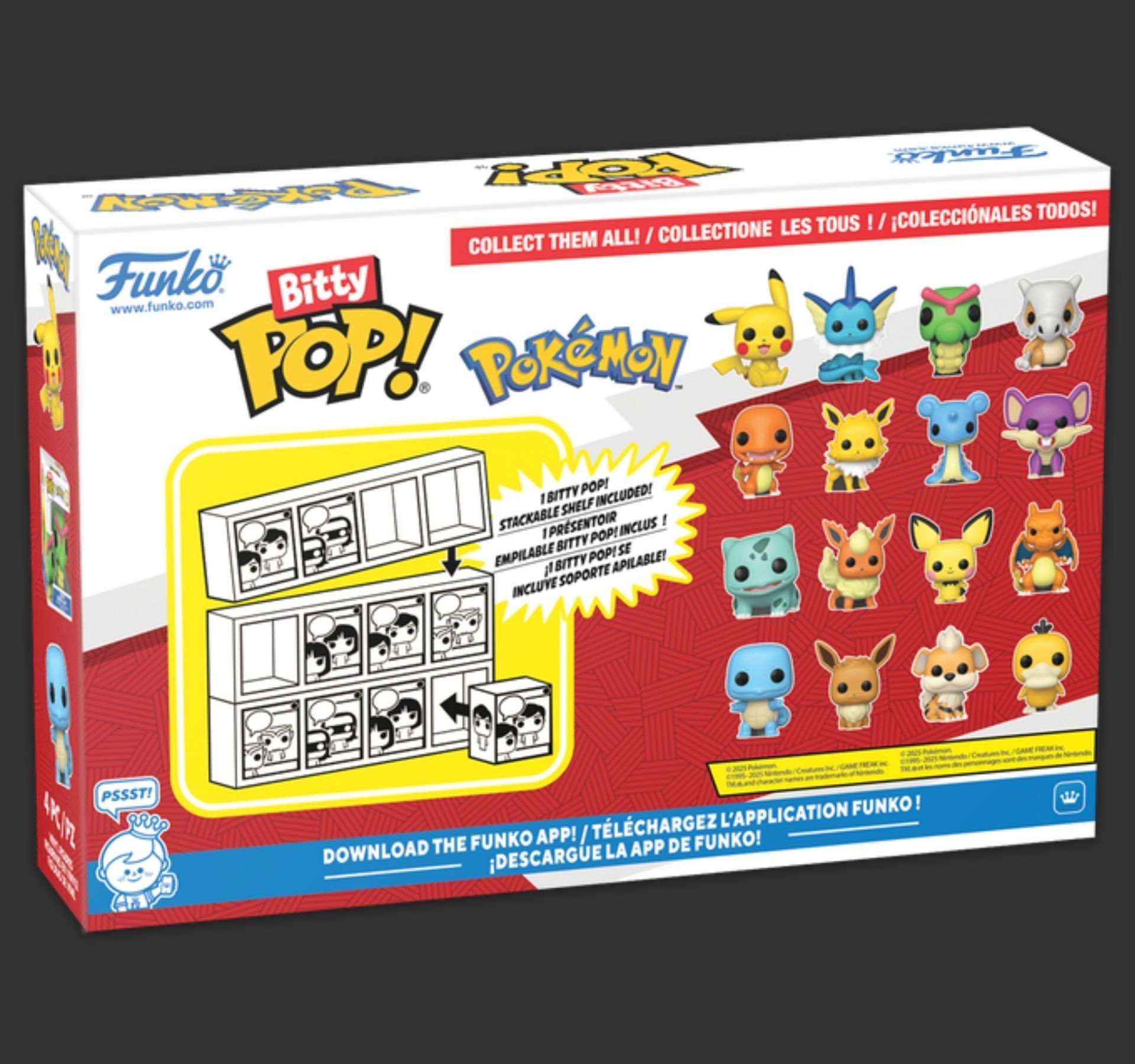 ���� ��� ���� ������� ���� 4 � Bitty Pop Pokemon 4-Pack (Pikachu)