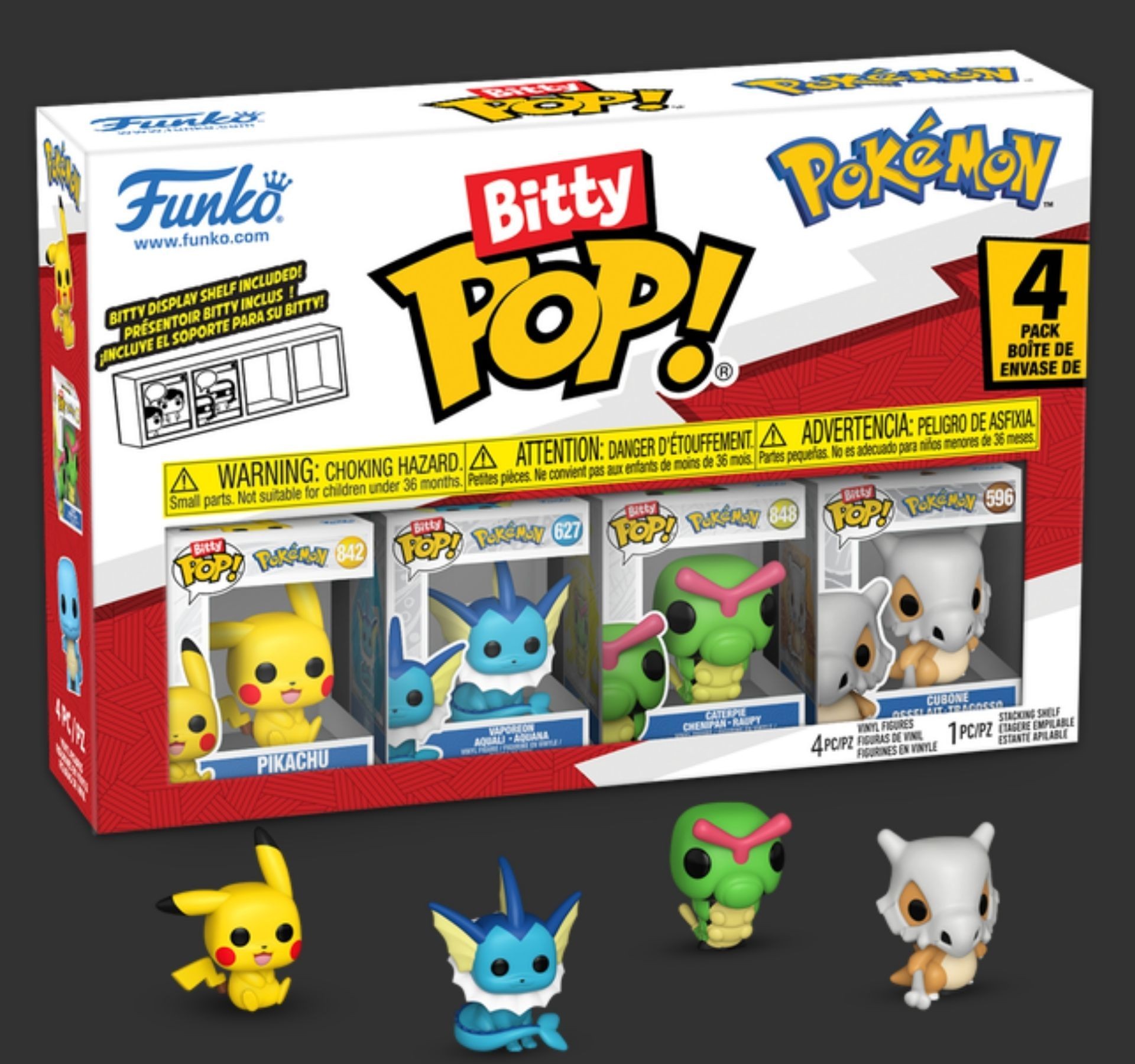 בובת פופ ביטי פוקימון מארז 4 – Bitty Pop Pokemon 4-Pack (Pikachu) בובת פופ ביטי פוקימון מארז 4 – Bitty Pop Pokemon 4-Pack (Pikachu)