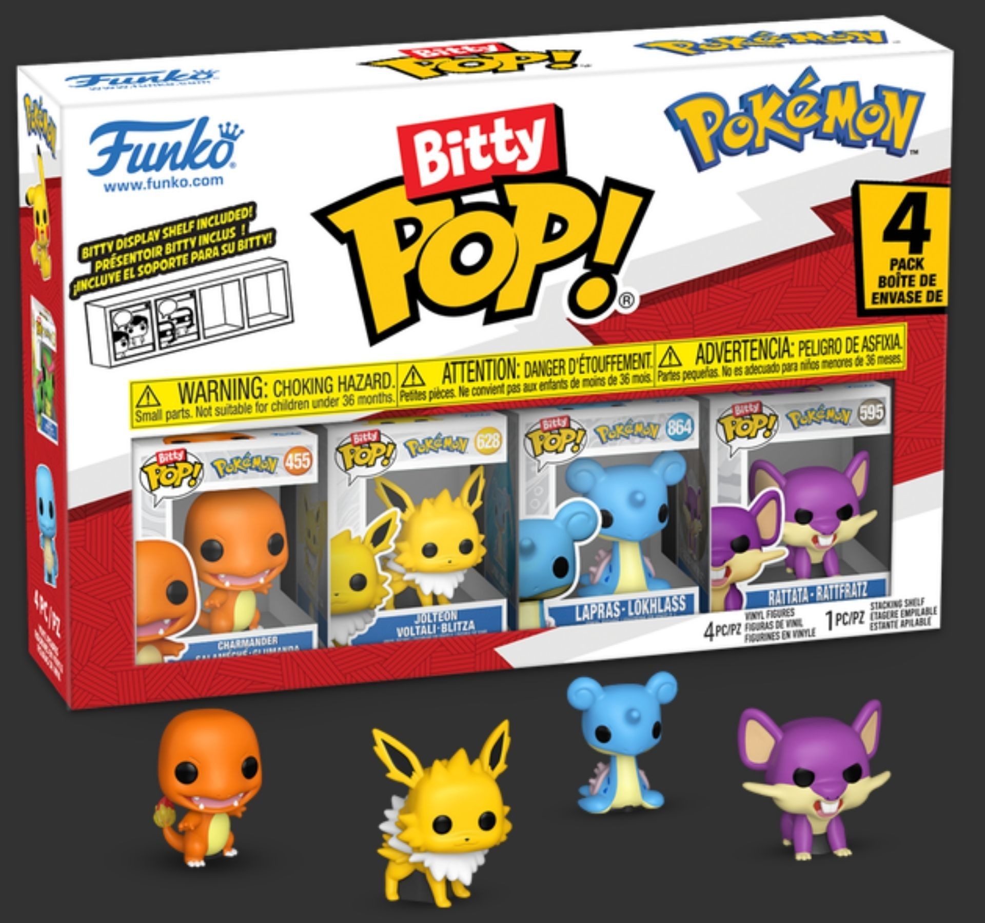 ���� ��� ���� ������� ���� 4 � Bitty Pop Pokemon 4-Pack (Charmander)