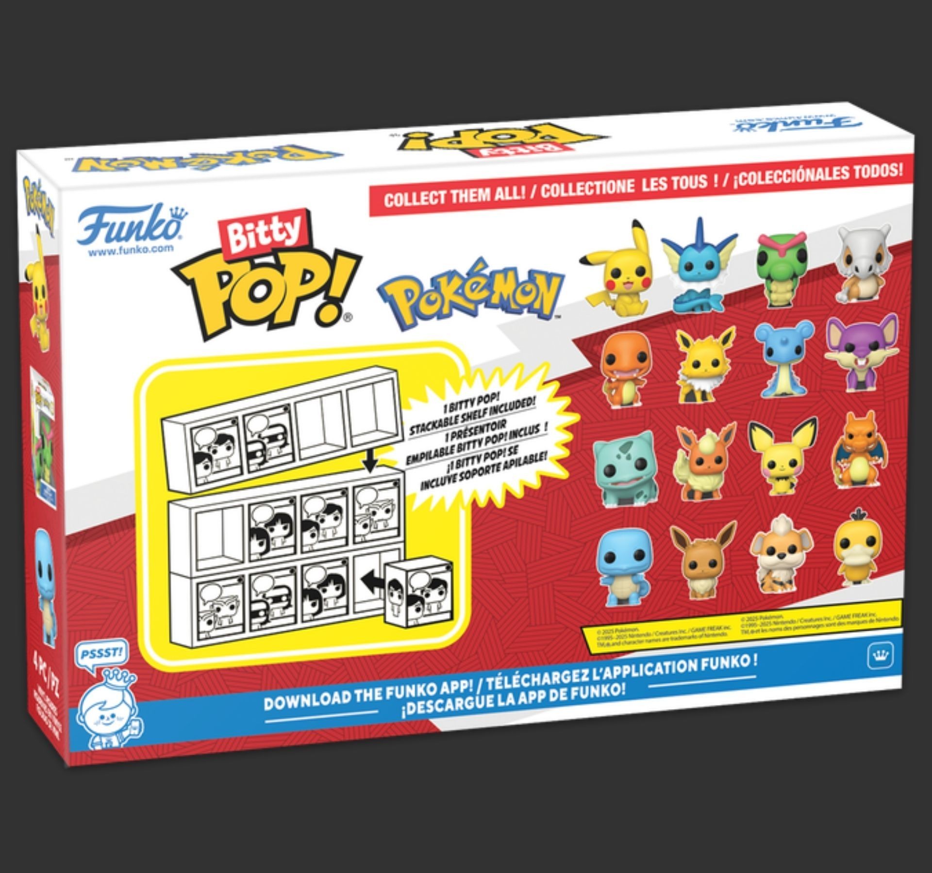 ���� ��� ���� ������� ���� 4 � Bitty Pop Pokemon 4-Pack (Squirtle)