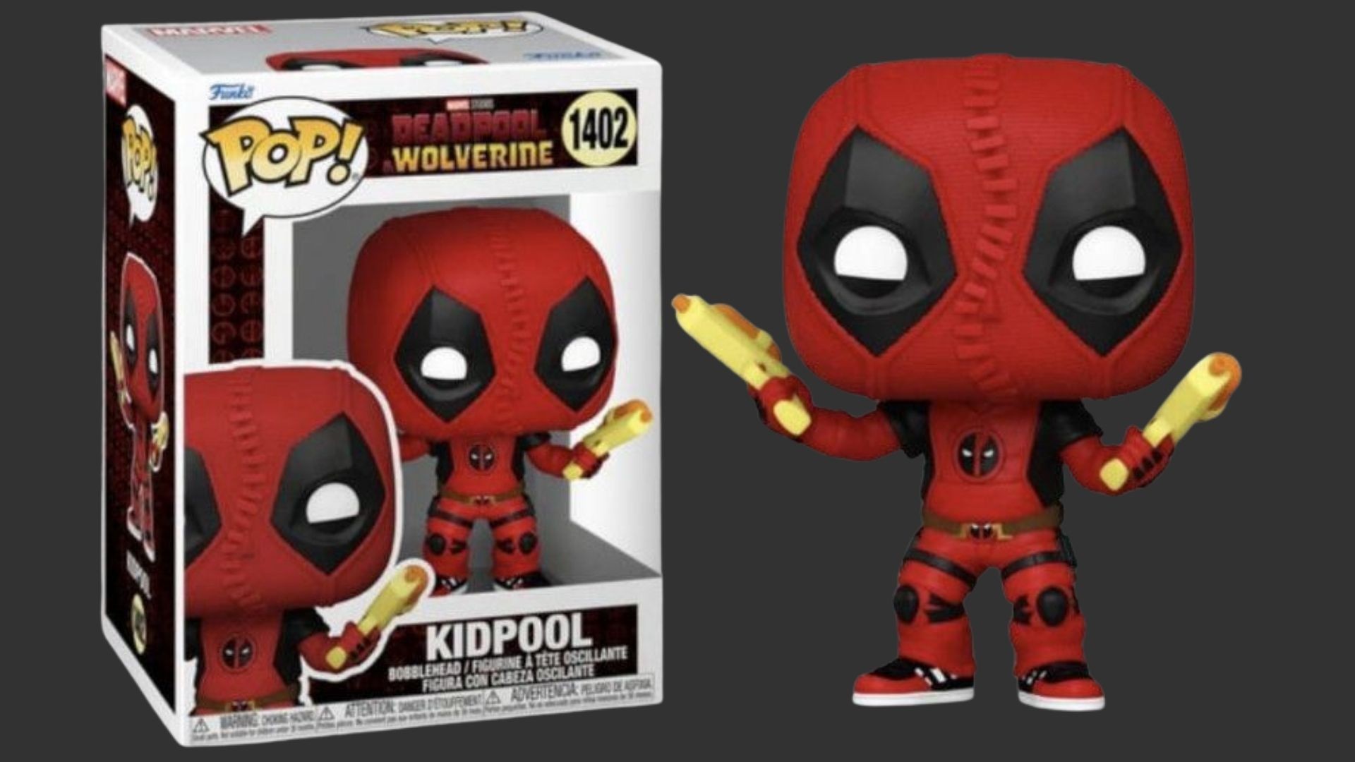 בובת פופ דדפול ילד – Kidpool #1402, Deadpool & Wolverine בובת פופ דדפול ילד – Kidpool #1402, Deadpool & Wolverine