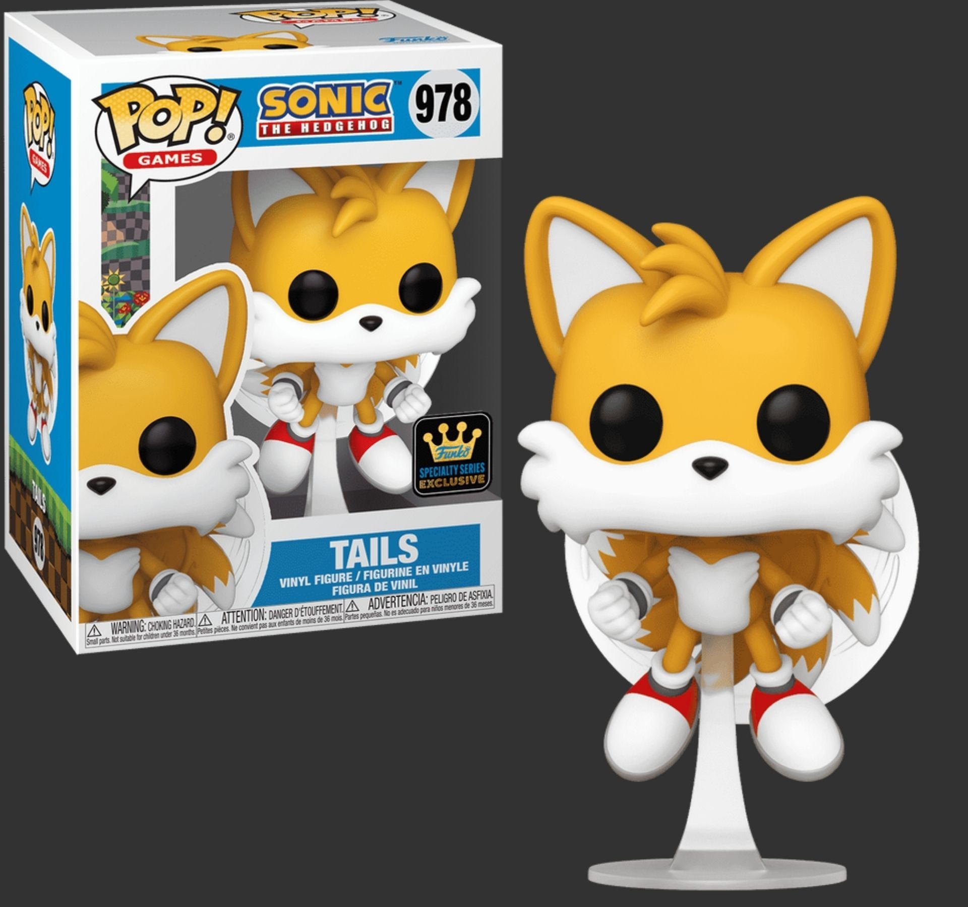 בובת פופ טיילס – Tails #978, Sonic the Hedgehog SE בובת פופ טיילס – Tails #978, Sonic the Hedgehog SE