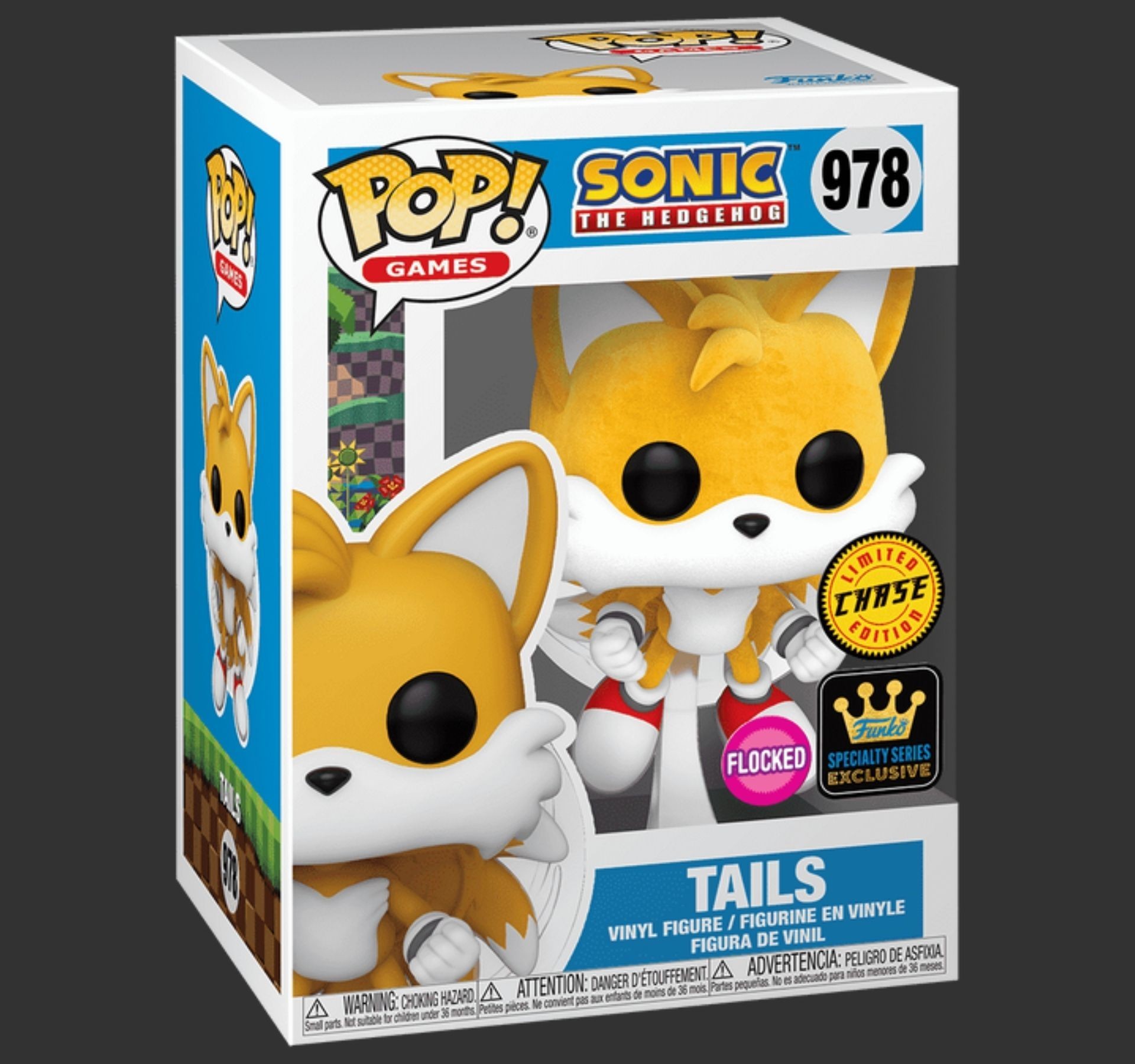 ���� ��� ����� ����� ������ � Tails (Flocked) #978, Sonic the Hedgehog Chase