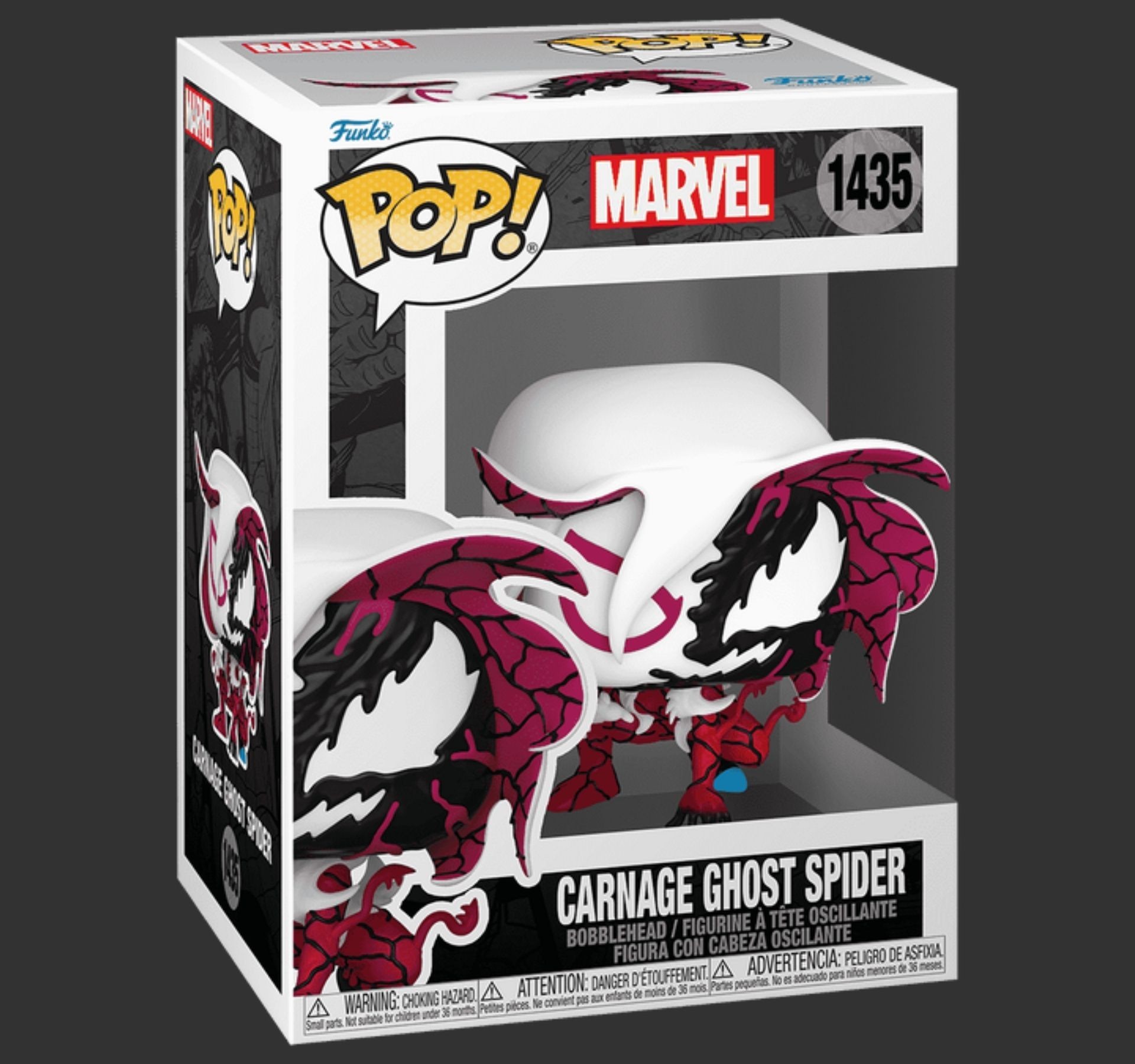 Funko Pop Marvel Carnage ghost spider 1435