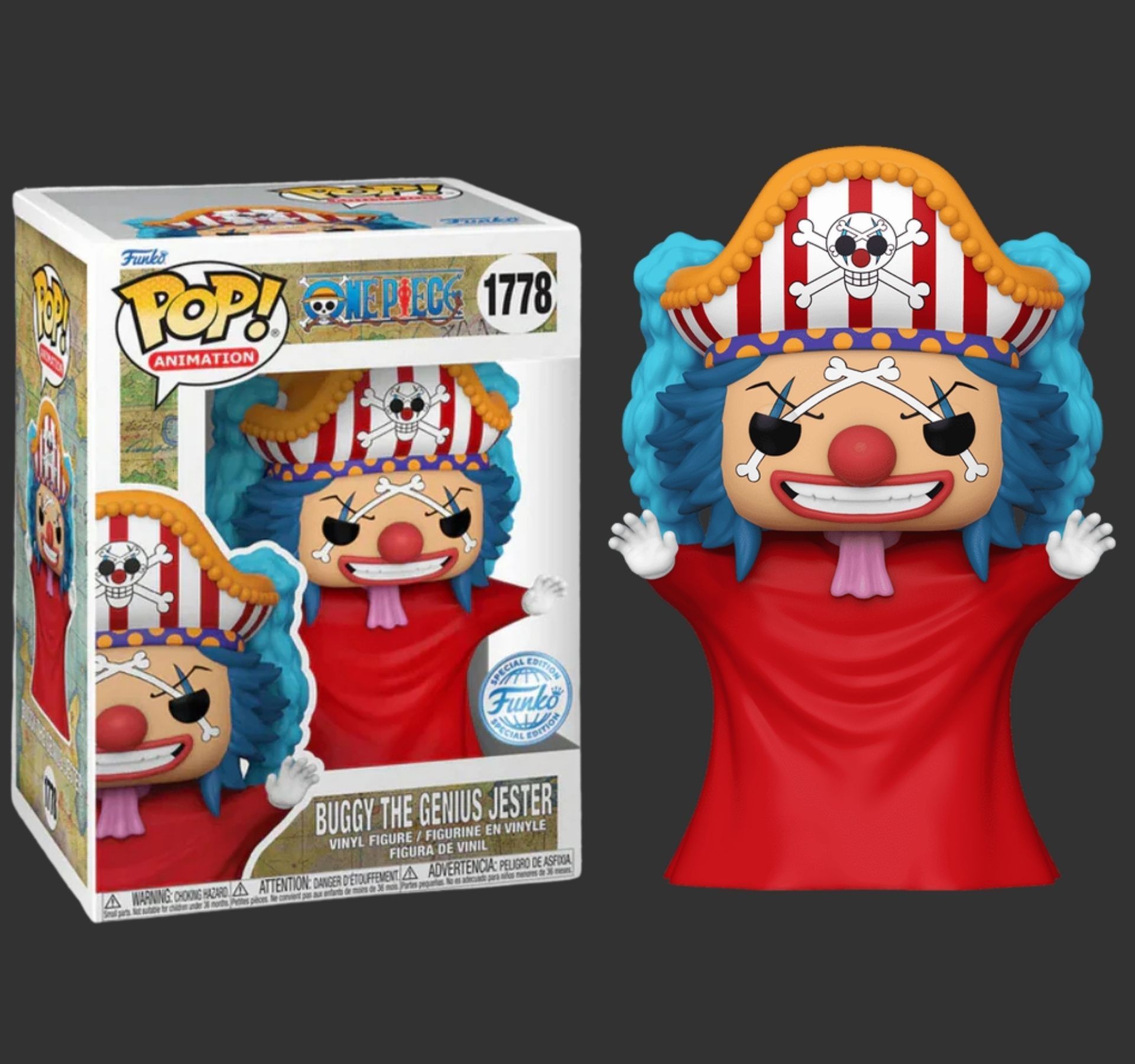 בובת פופ באגי – Buggy #1778, One Piece SE בובת פופ באגי – Buggy #1778, One Piece SE