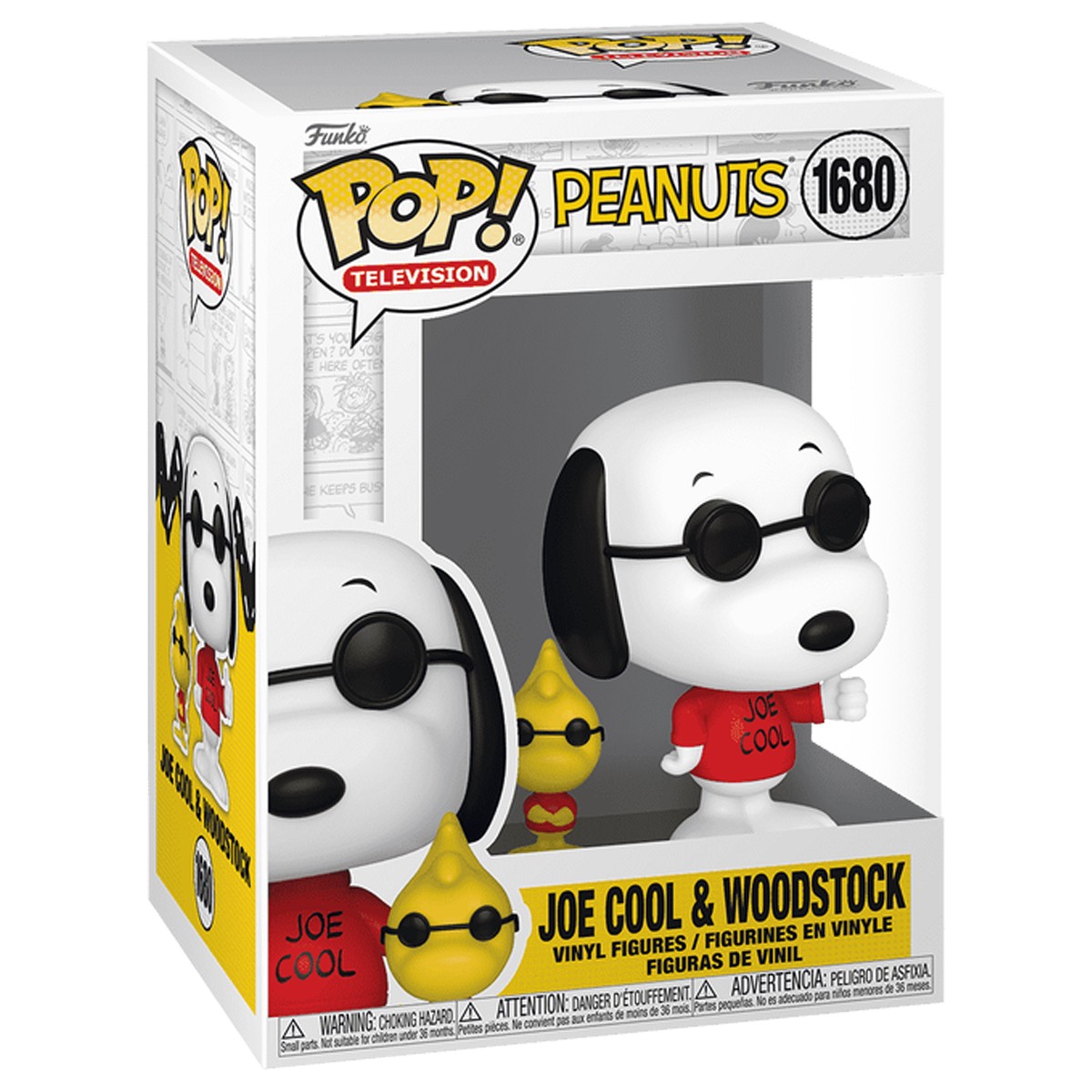 בובת פופ - PEANUTS Joe Cool & Woodstock #1680 בובת פופ - PEANUTS Joe Cool & Woodstock #1680
