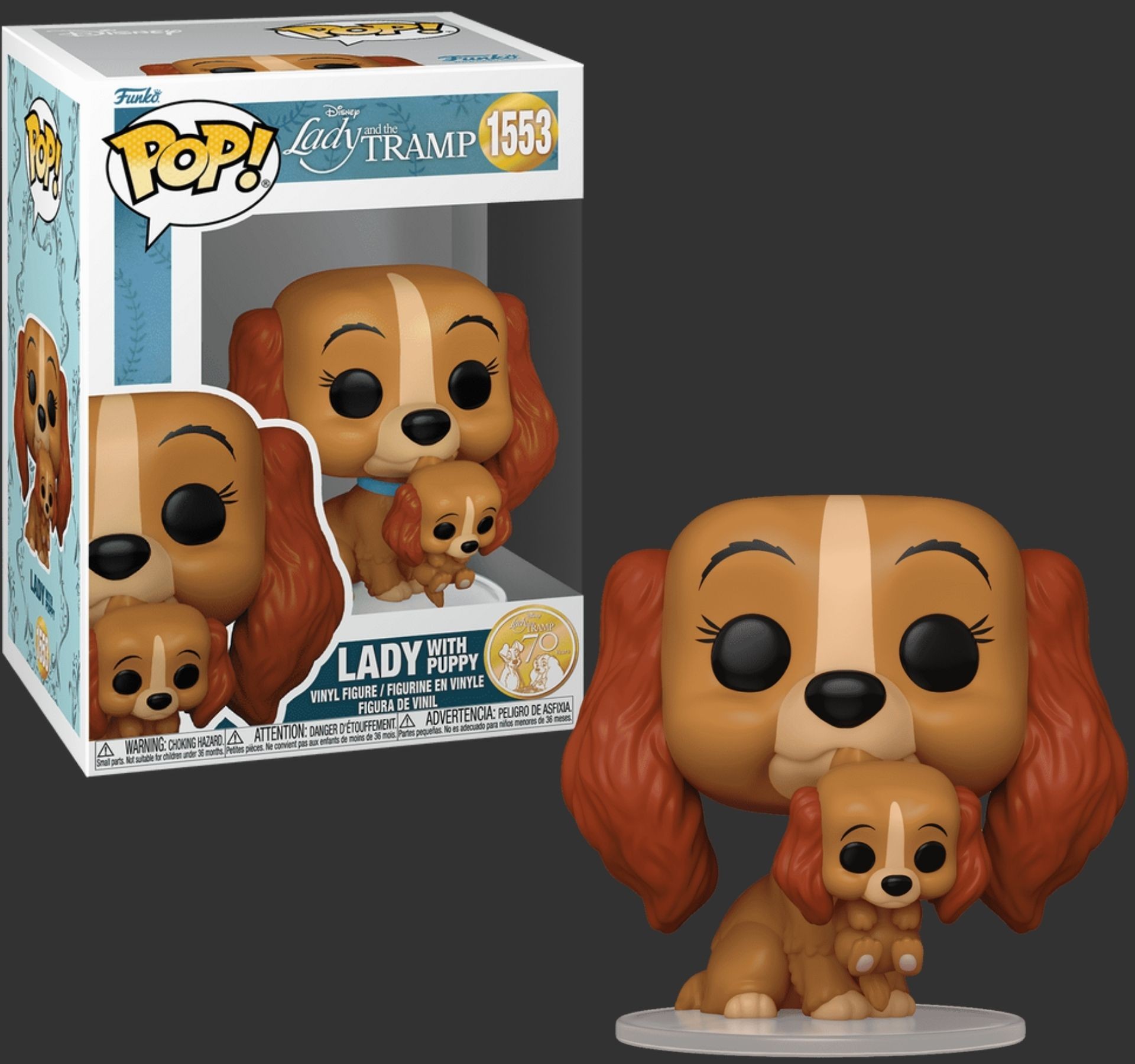Funko Pop Disney Lady with Puppy 1553