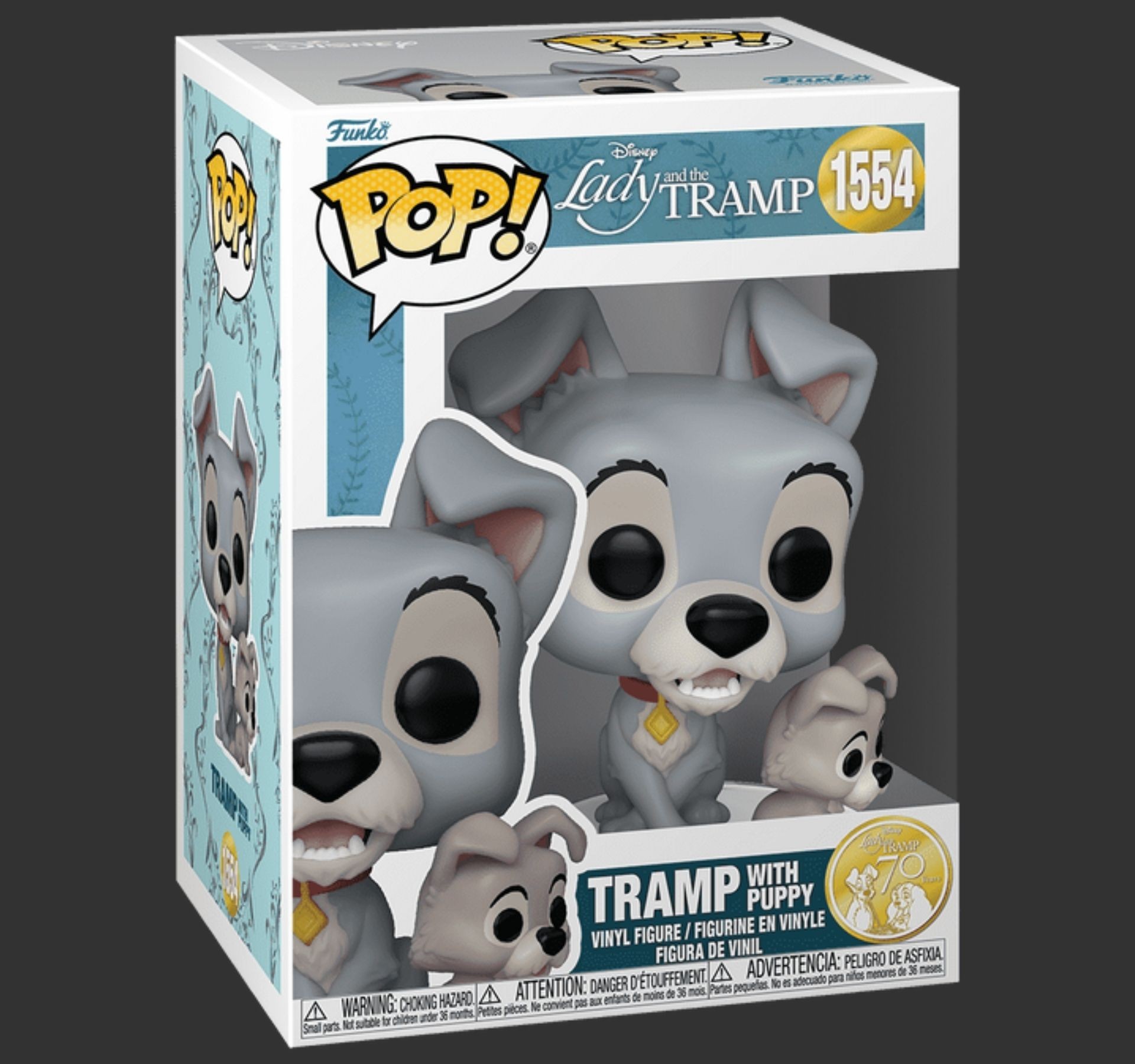 Funko Pop Disney Tramp with Puppy 1554