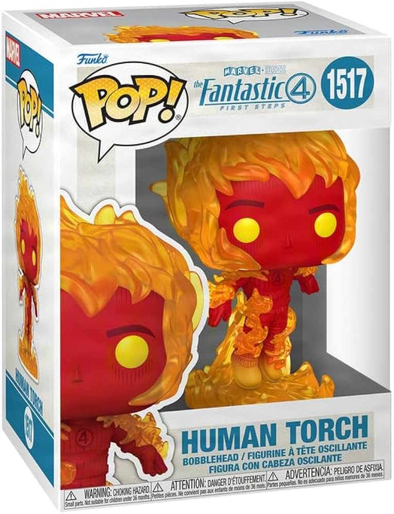 Funko pop The Fantastic 4 Human Torch 1517