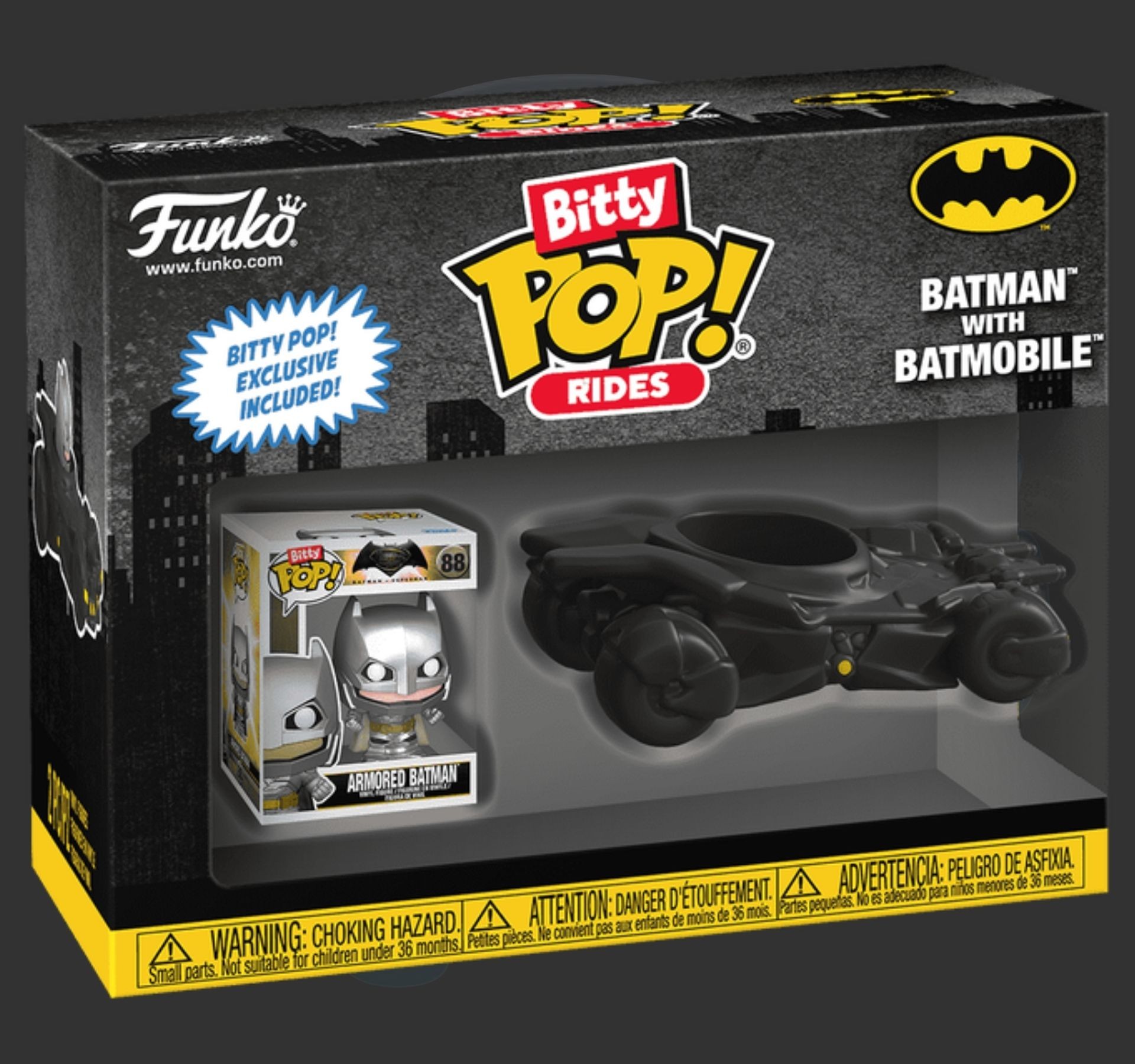 Funko pop bitty ride Batman and Batmobile