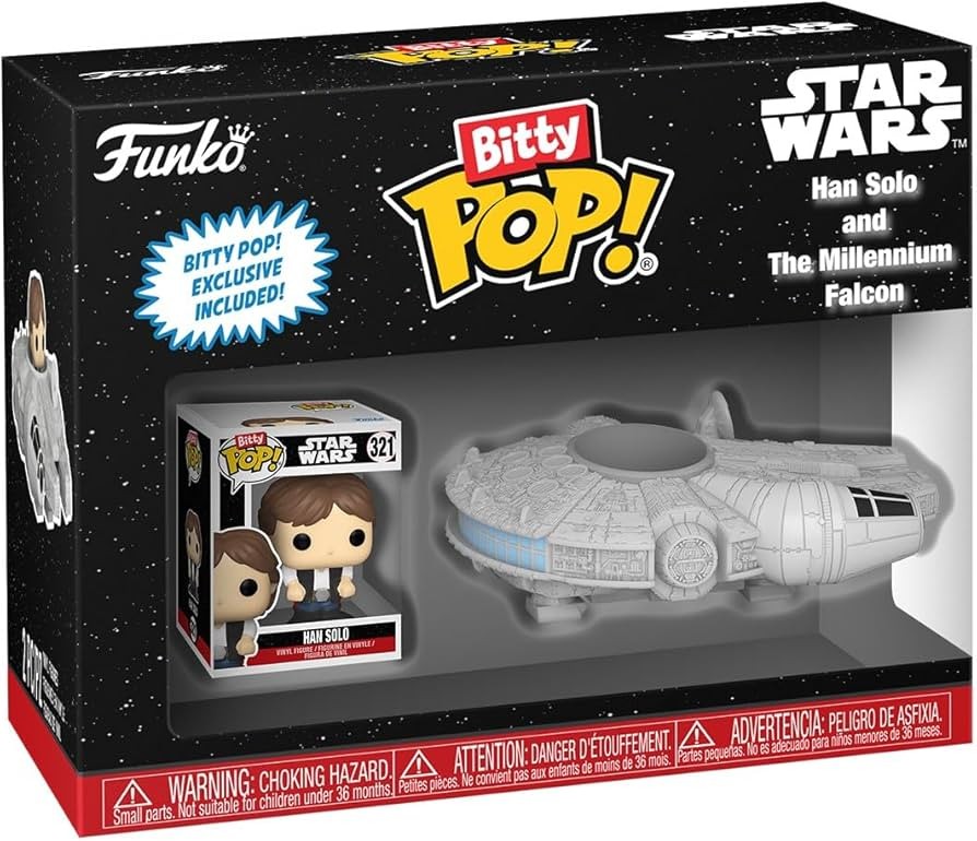 ביטי פופ מלמת הכוכבים - Han Solo and The Millennium Falcon ביטי פופ מלמת הכוכבים - Han Solo and The Millennium Falcon