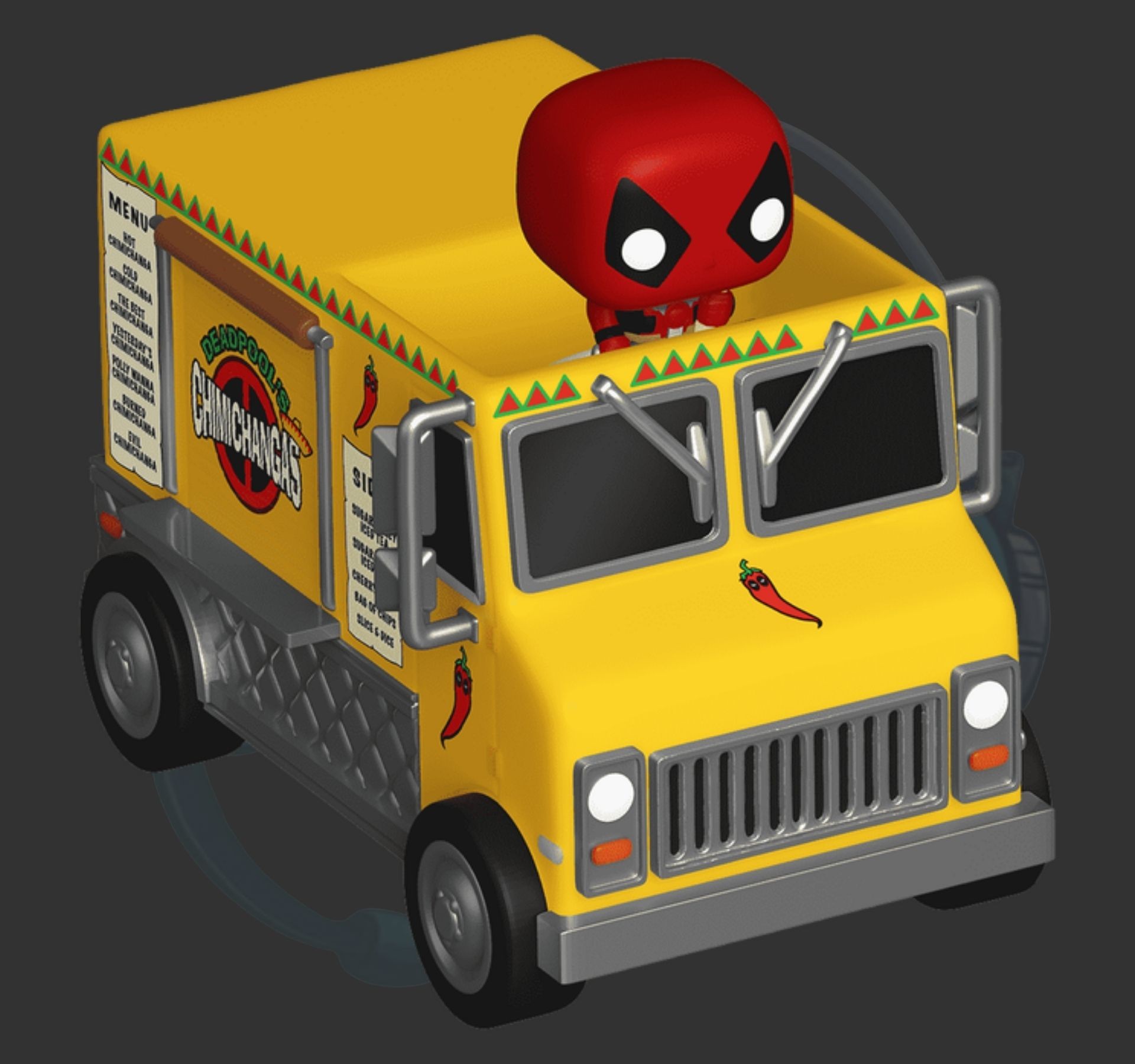 funko pop bitty ride DeadPools Chimachanga Truck
