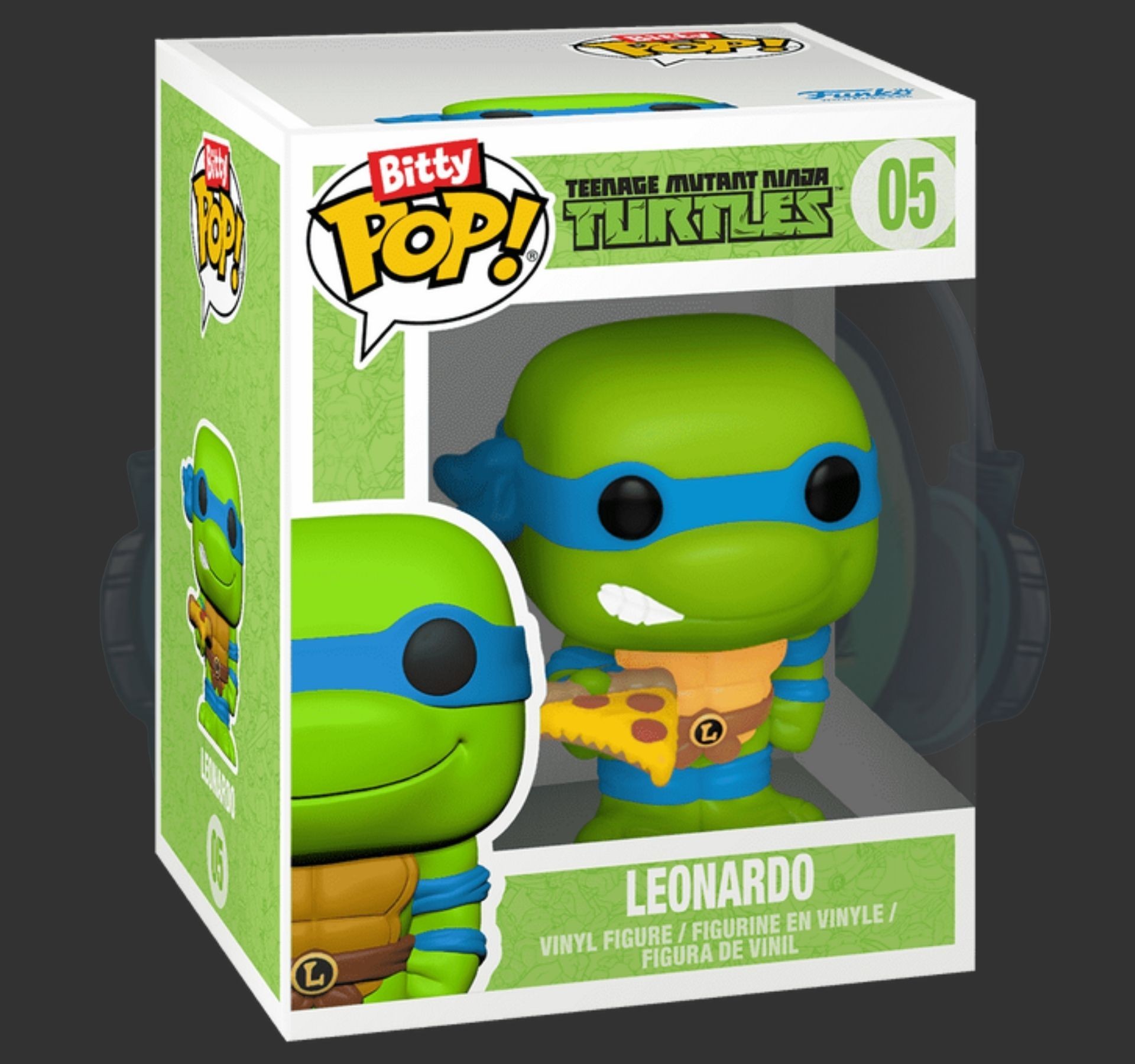 funko pop bitty ride TMNT Leonardo and Turtle Van