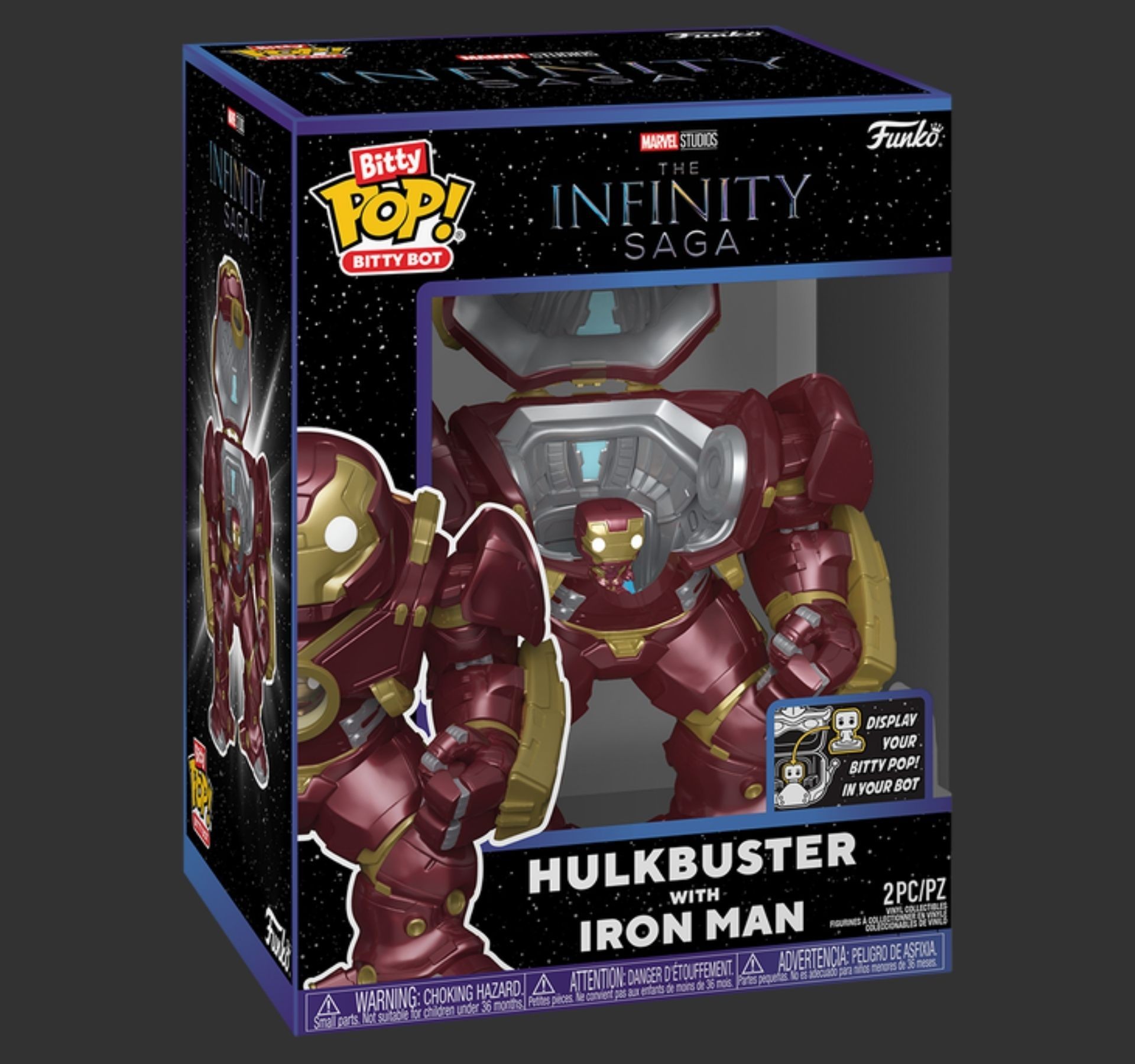 ���� ��� ���� ��� ��������� �� ������ �� � Bitty Bot Hulkbuster with Iron Man, Marvel