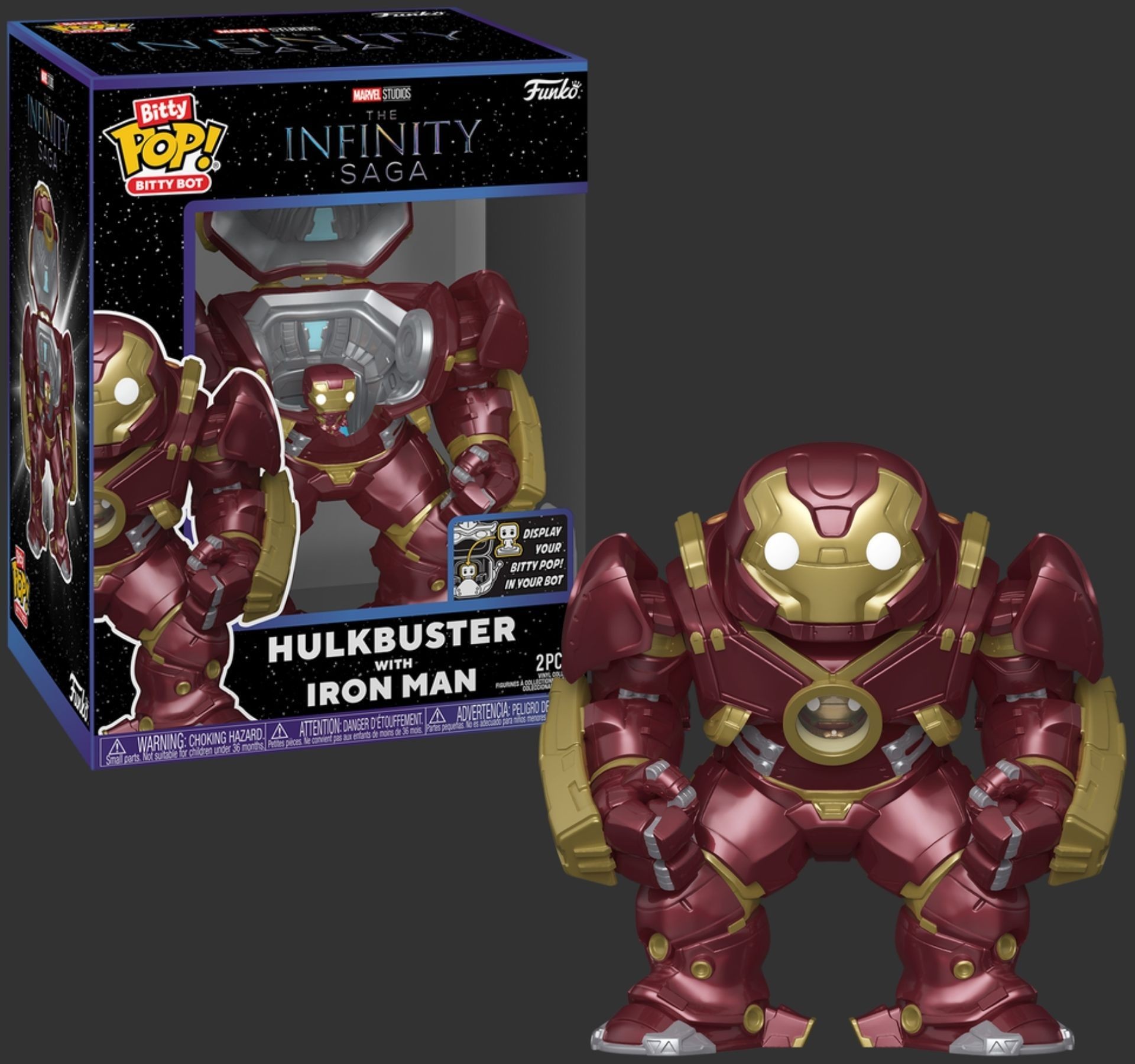 ���� ��� ���� ��� ��������� �� ������ �� � Bitty Bot Hulkbuster with Iron Man, Marvel