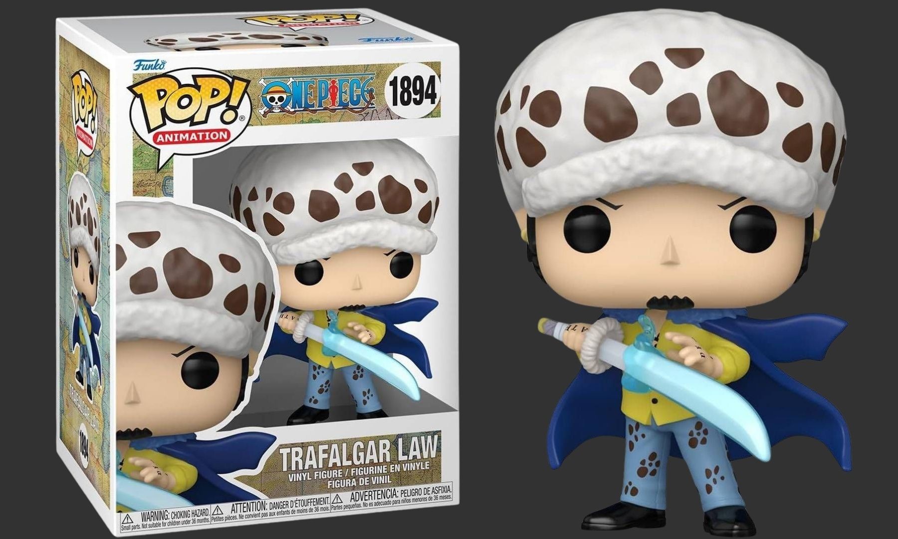 בובת פופ טראפלגר לאו – Trafalgar Law #1894, One Piece בובת פופ טראפלגר לאו – Trafalgar Law #1894, One Piece