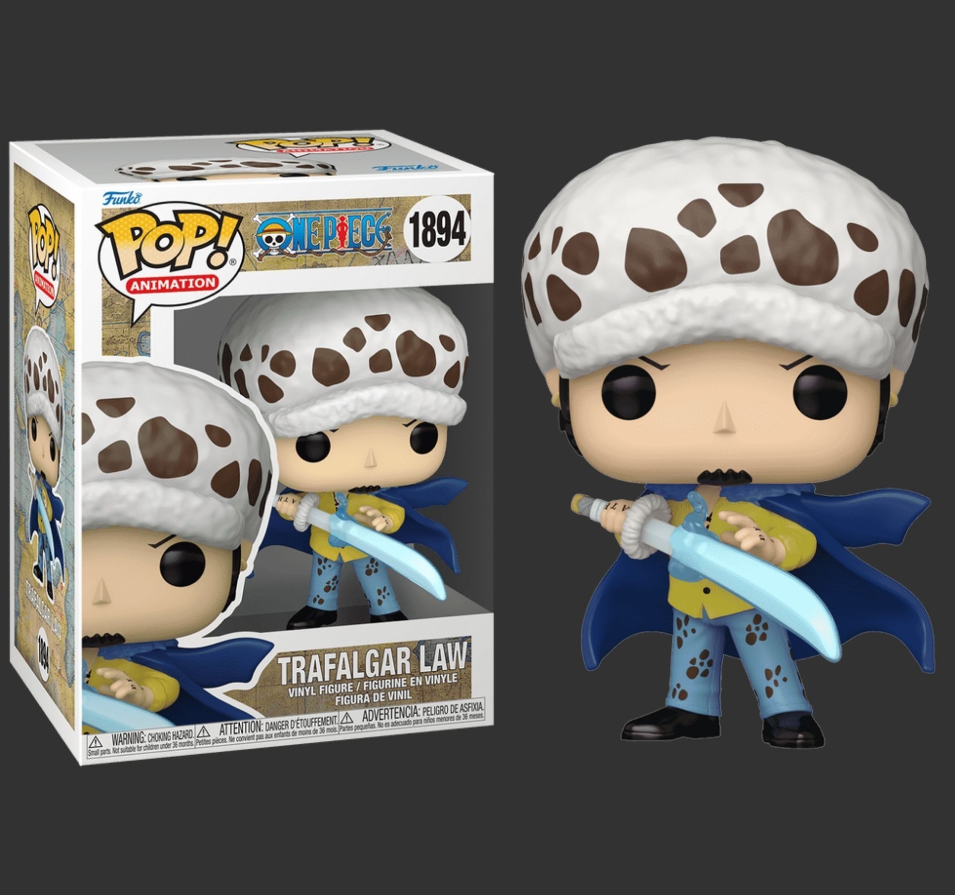 בובת פופ טראפלגר לאו – Trafalgar Law #1894, One Piece בובת פופ טראפלגר לאו – Trafalgar Law #1894, One Piece