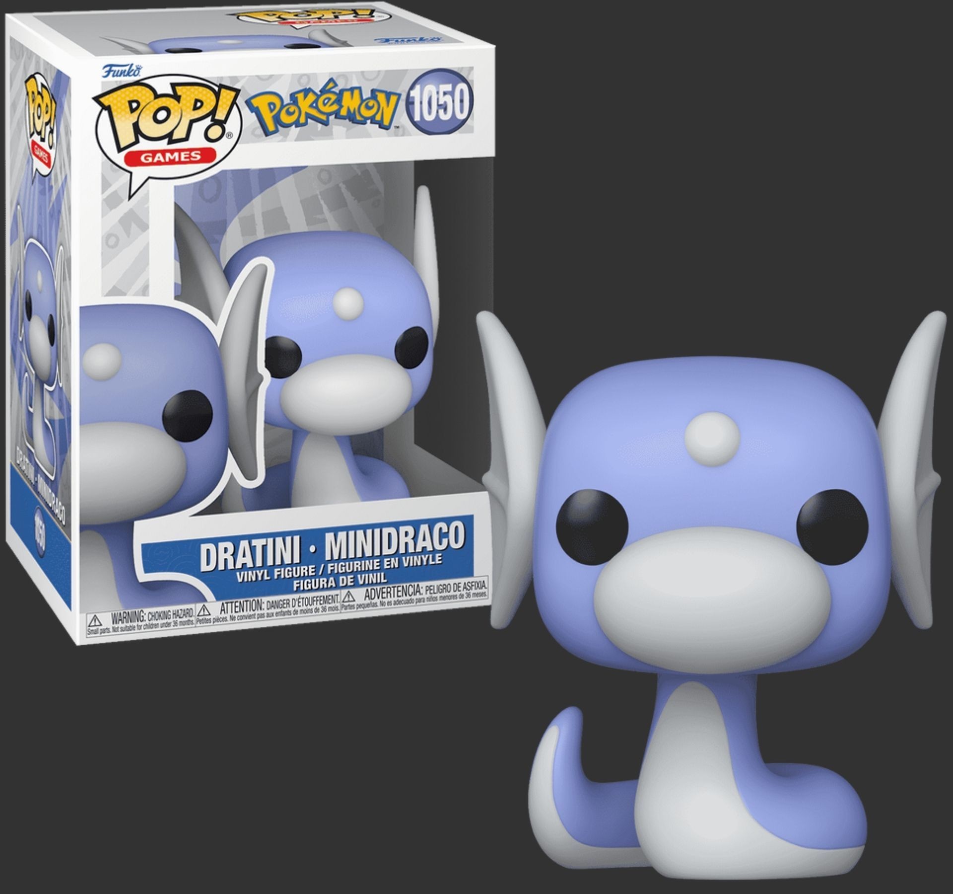בובת פופ דרטיני – Dratini #1050, Pokemon בובת פופ דרטיני – Dratini #1050, Pokemon
